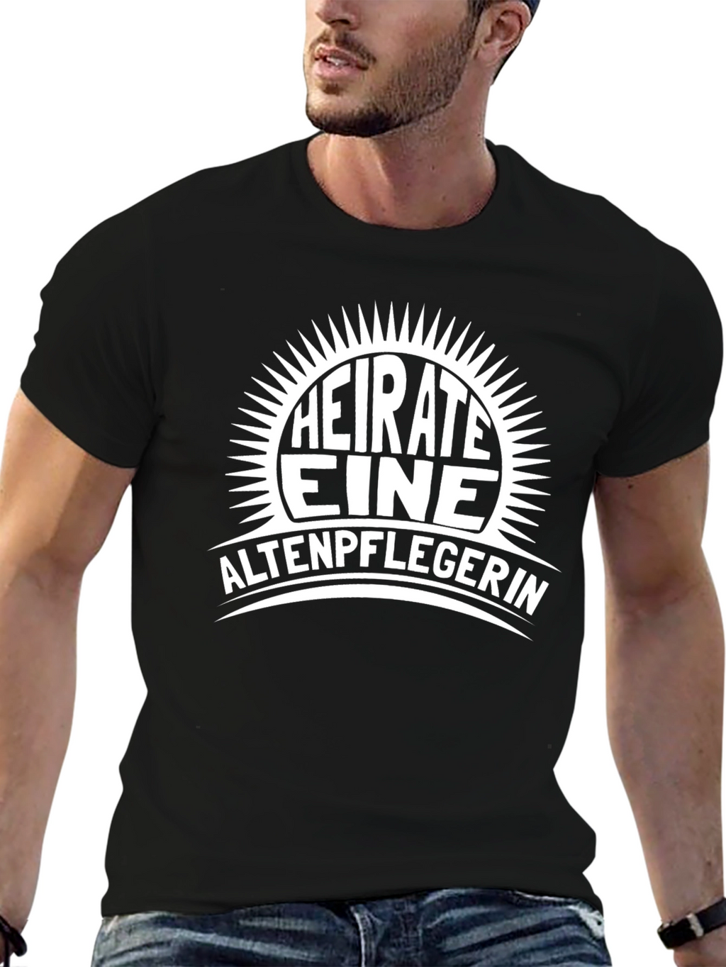 Marry an Altenpflegerin Black T-Shirt