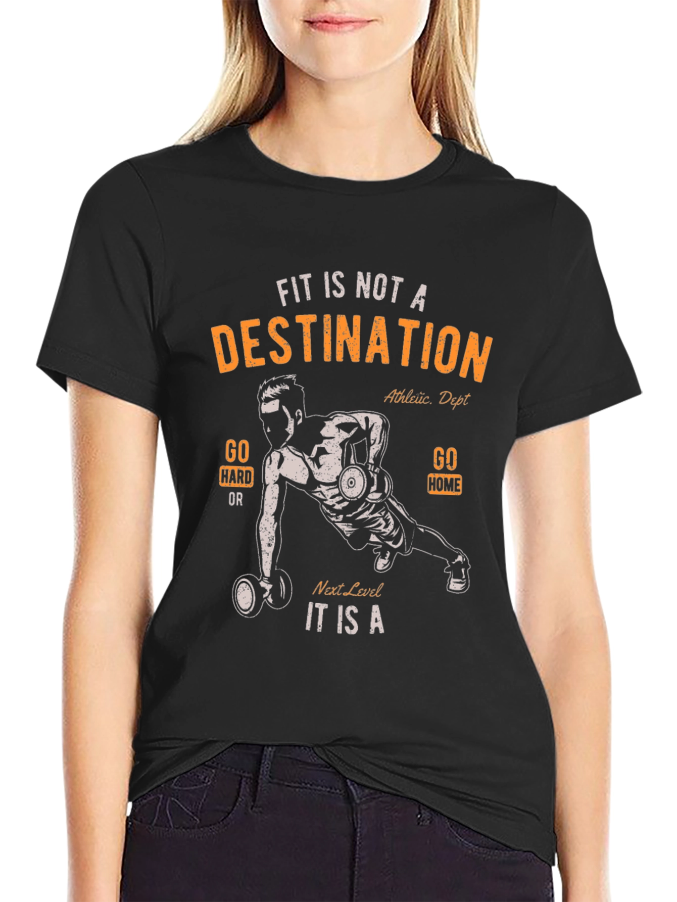 Fit is Not a Destination Graphic T-Shirt