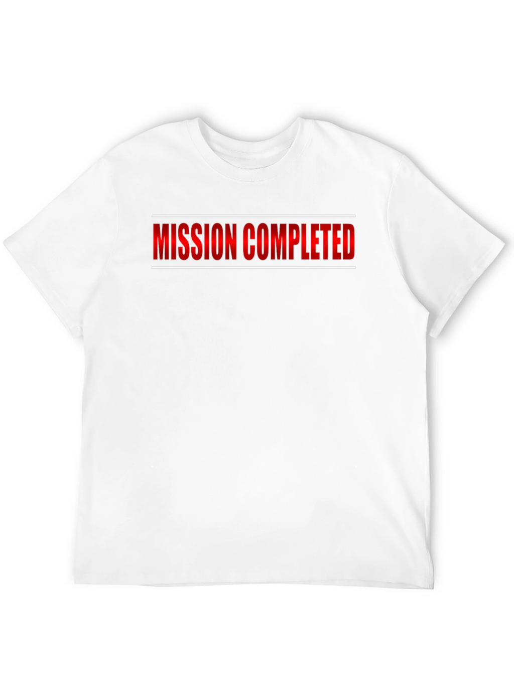 Mission Completed Graphic T-Shirt - Black