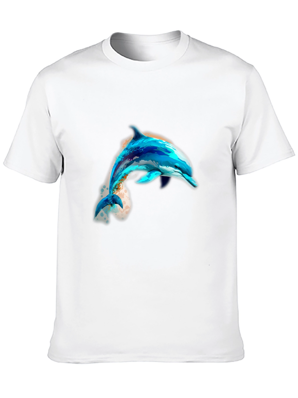 Dolphin Graphic Black T-Shirt