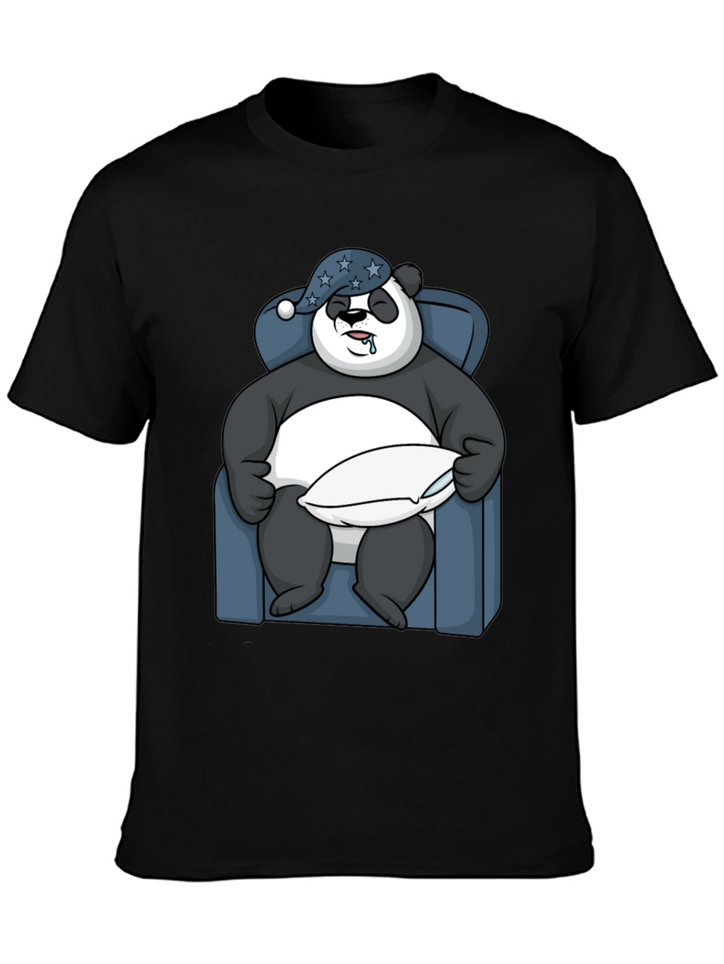 Sleepy Panda T-Shirt - Comfortable Cotton Tee