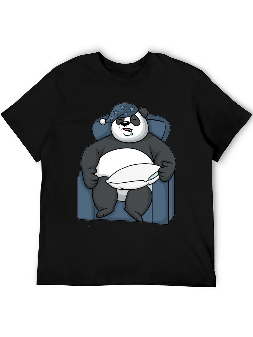 Sleepy Panda T-Shirt - Comfortable Cotton Tee