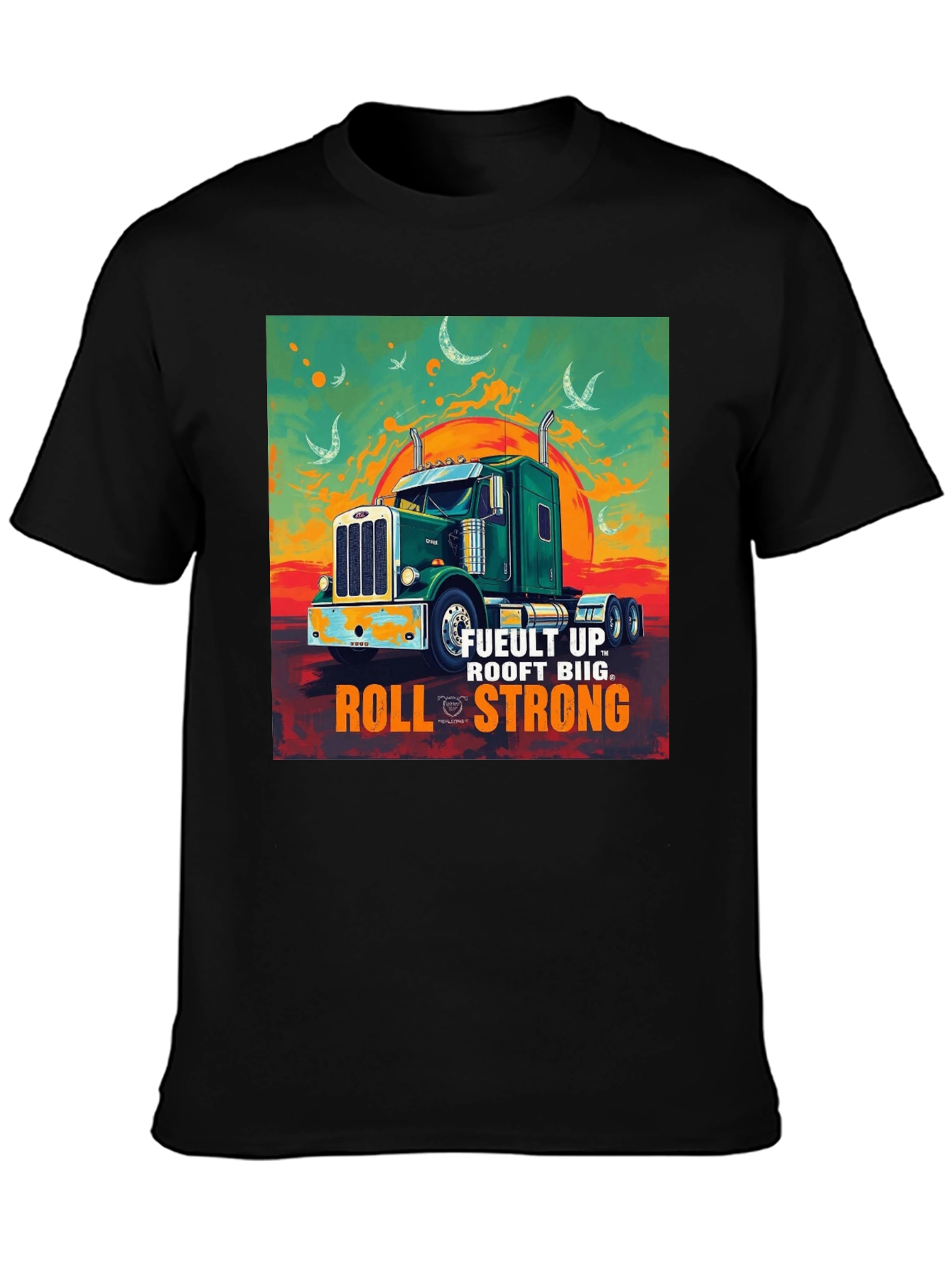 Fuelt Up Trucker T-Shirt - Roll Strong