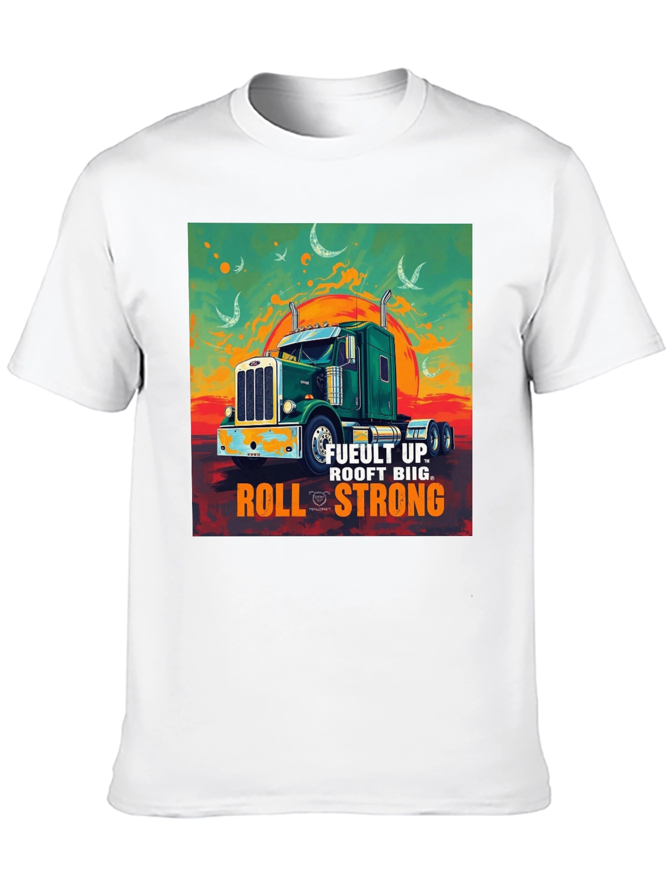 Fuelt Up Trucker T-Shirt - Roll Strong