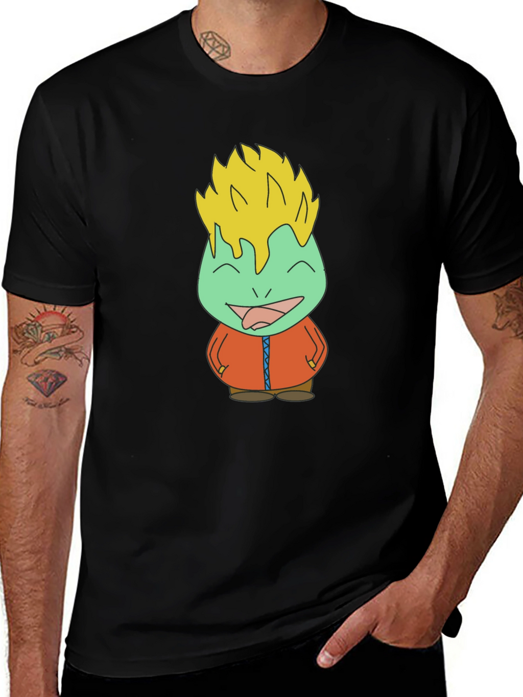 Cartoon Character Graphic Tee