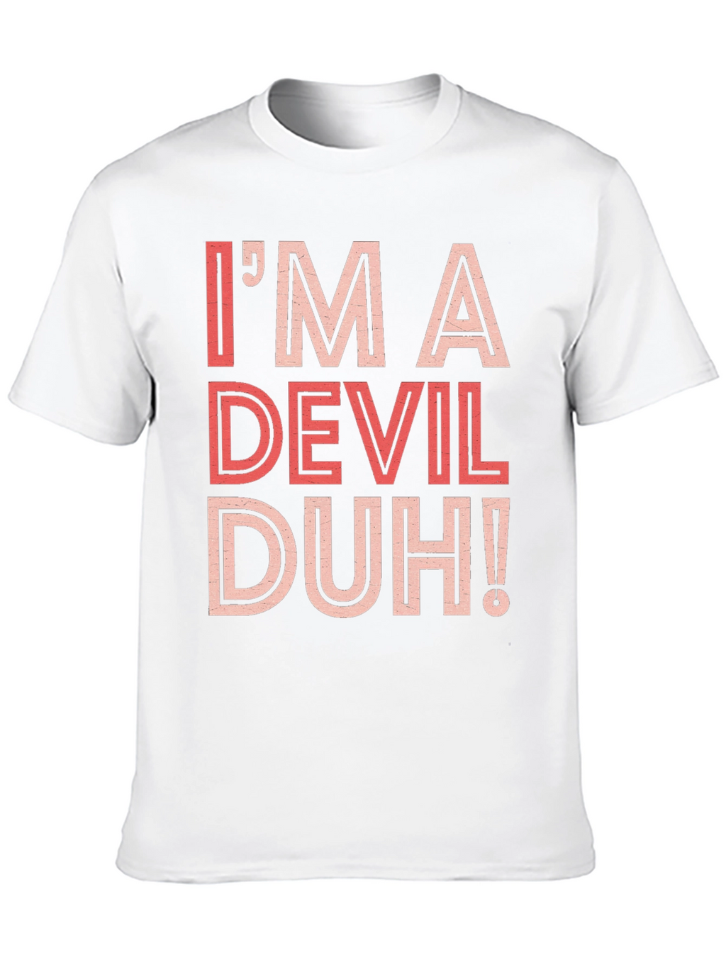 Im A Devil Duh! Graphic Tee - Black