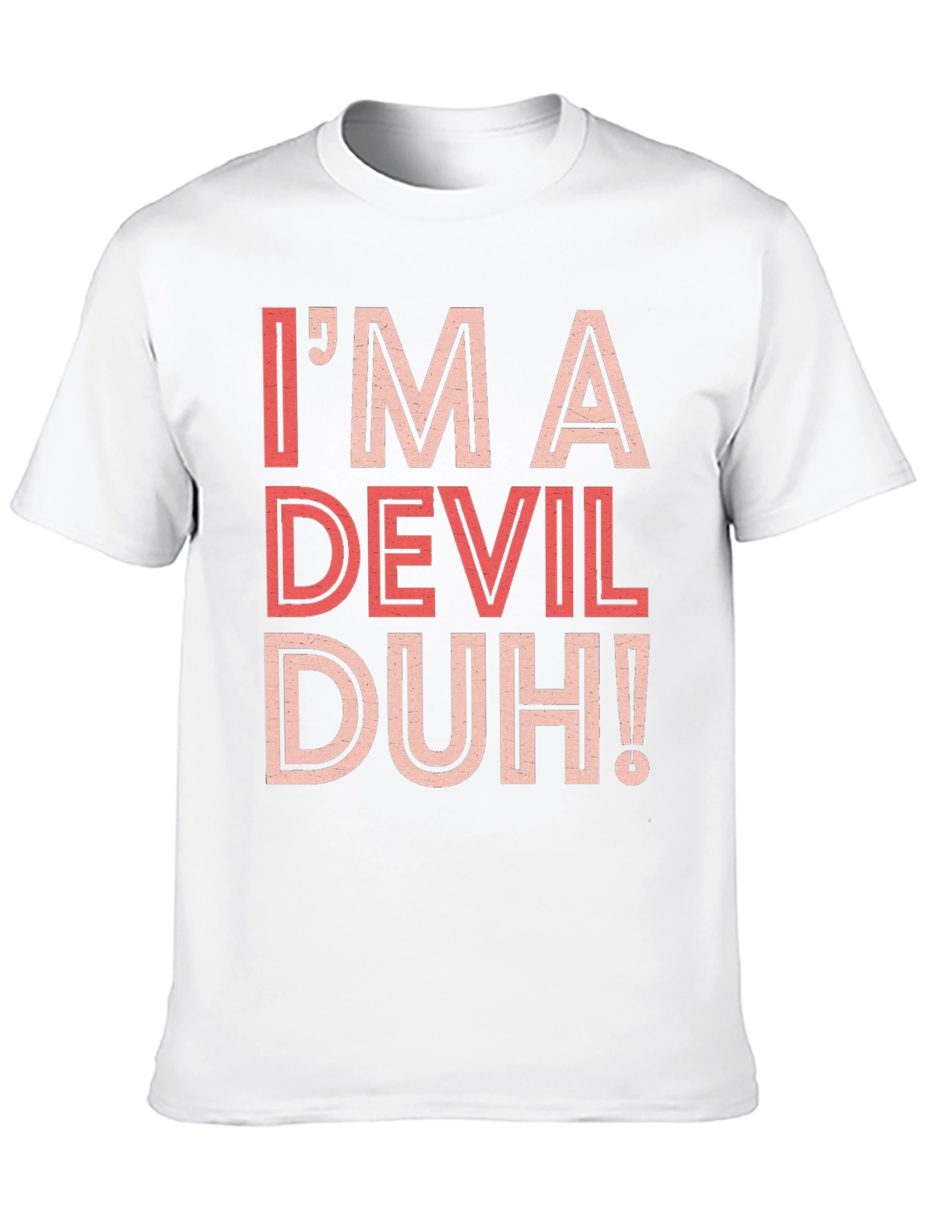 Im A Devil Duh! Graphic Tee - Black