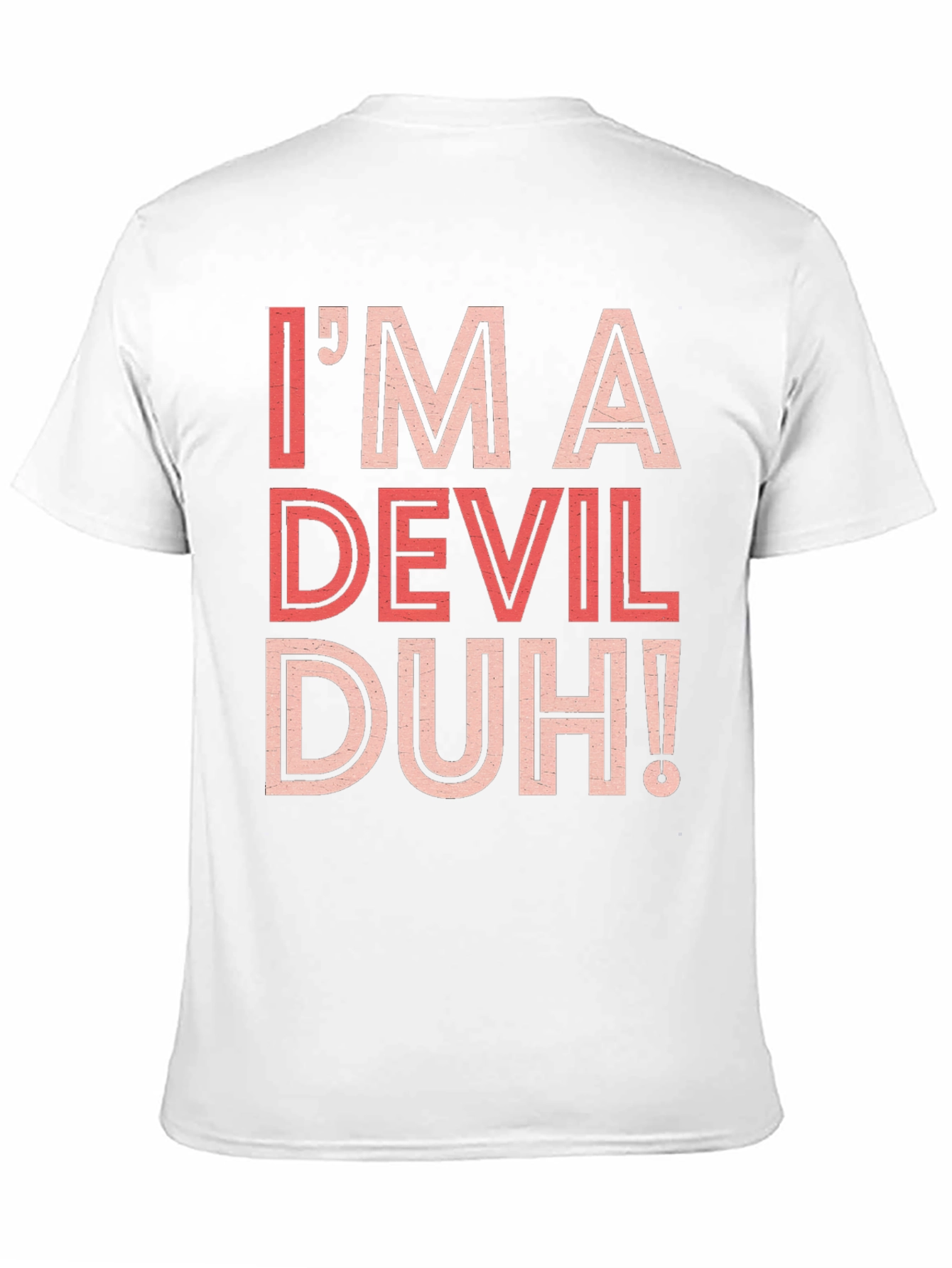 Im A Devil Duh! Graphic Tee - Black