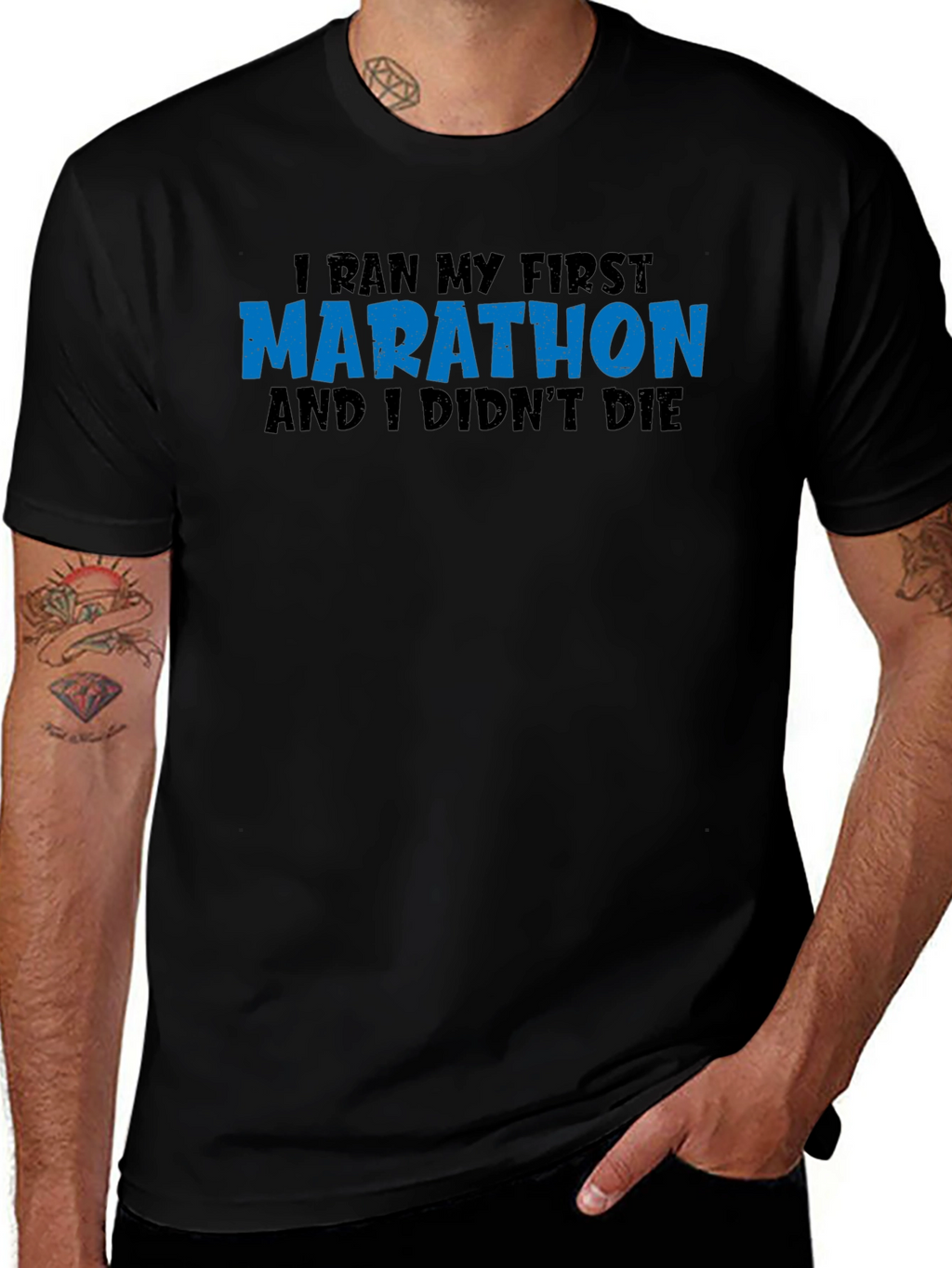 Marathon Finisher T-Shirt - I Didnt Die