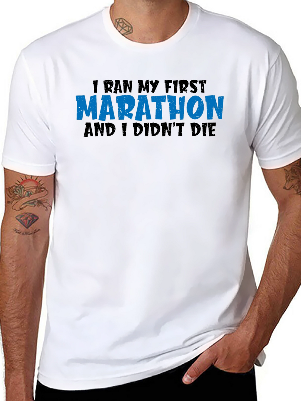 Marathon Finisher T-Shirt - I Didnt Die