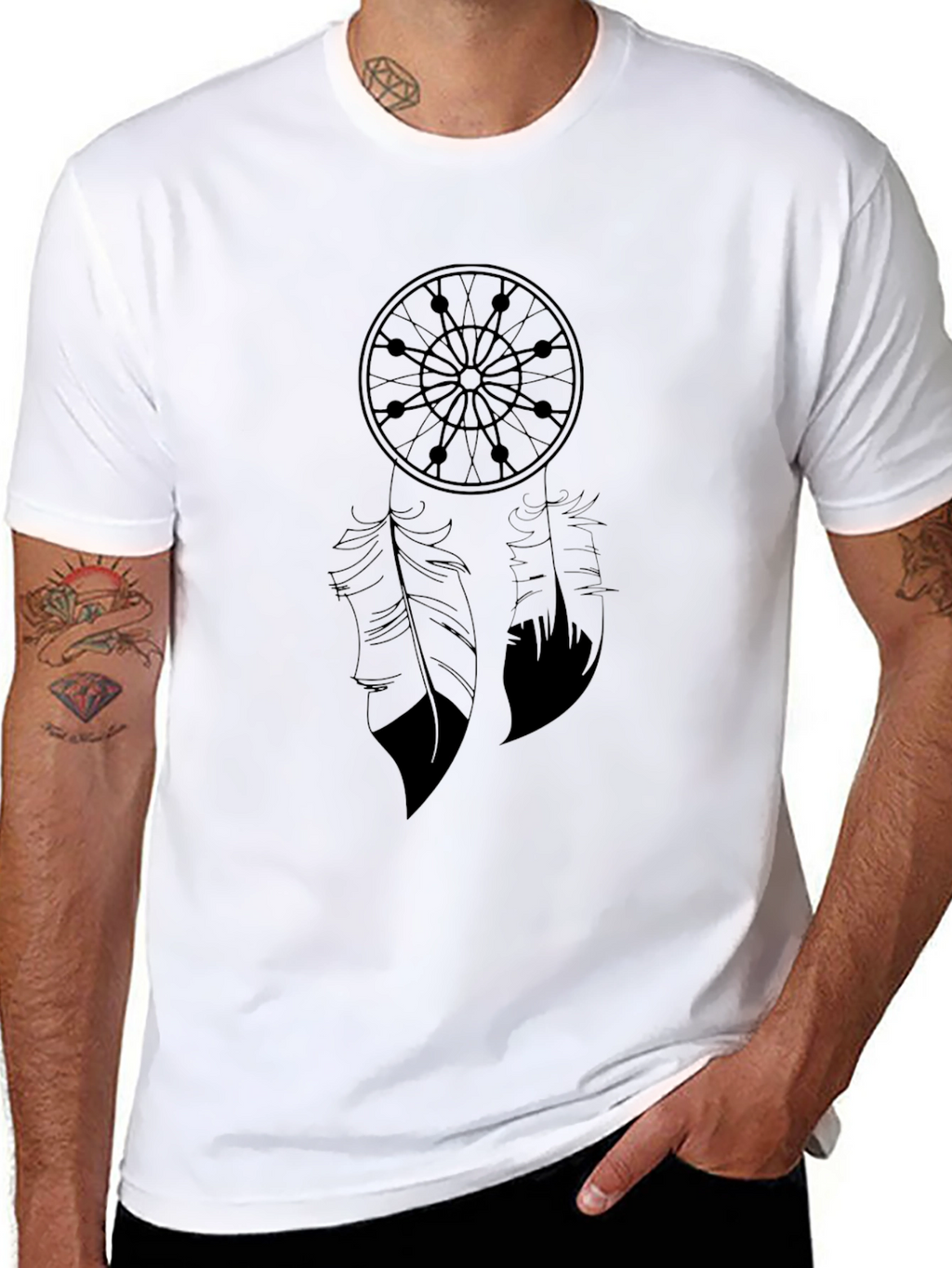 Black Dreamcatcher Graphic Tee