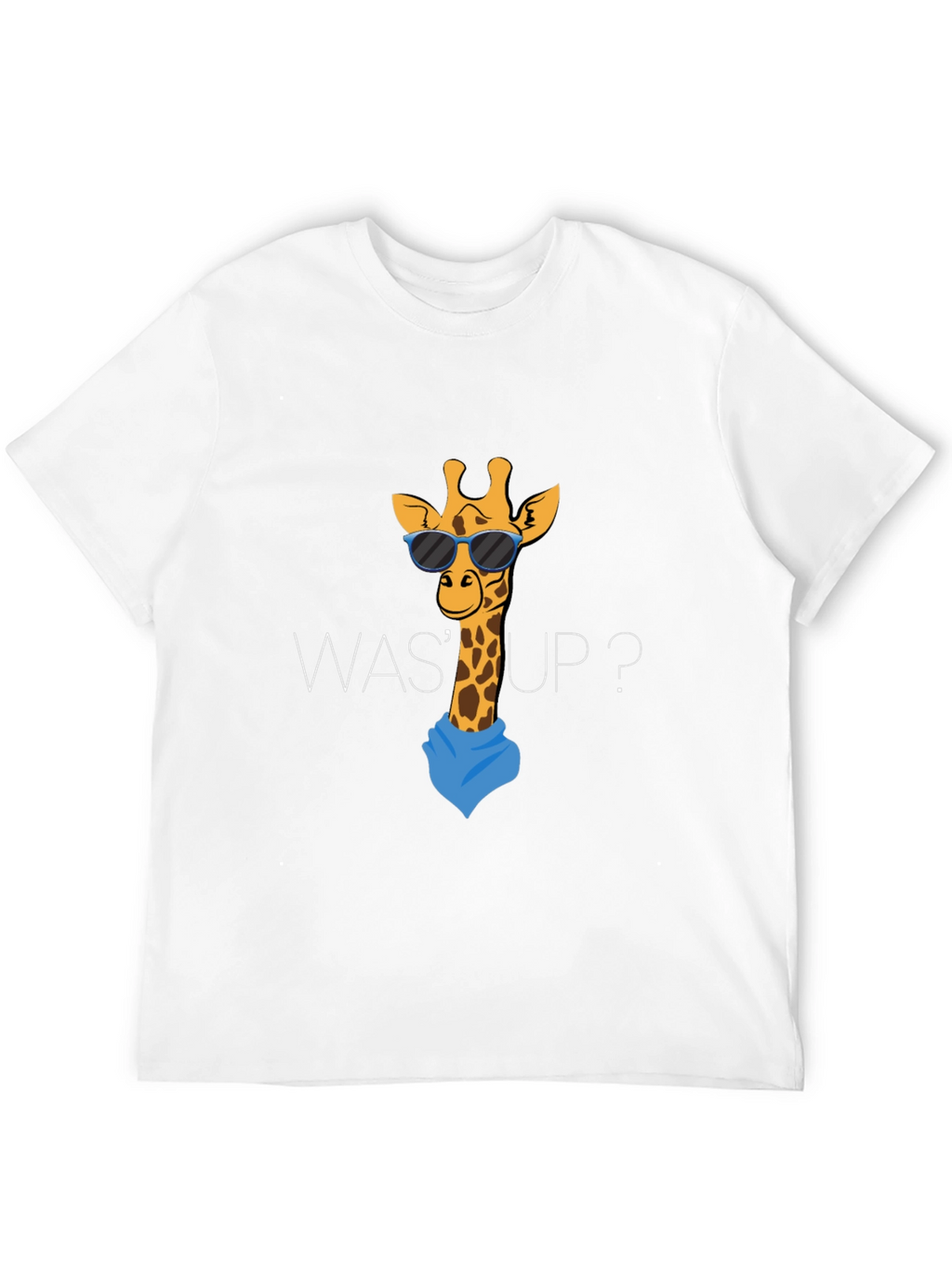 Cool Giraffe Graphic Tee - Was Up?