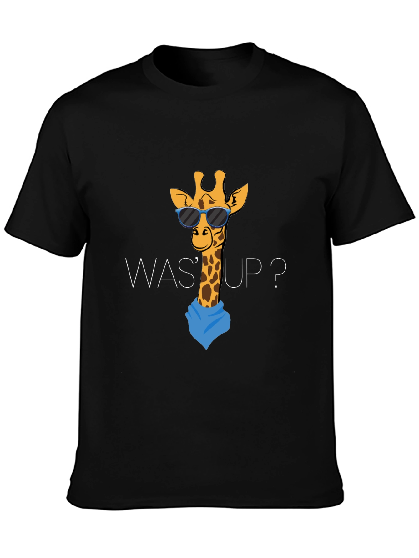 Cool Giraffe Graphic Tee - Was Up?