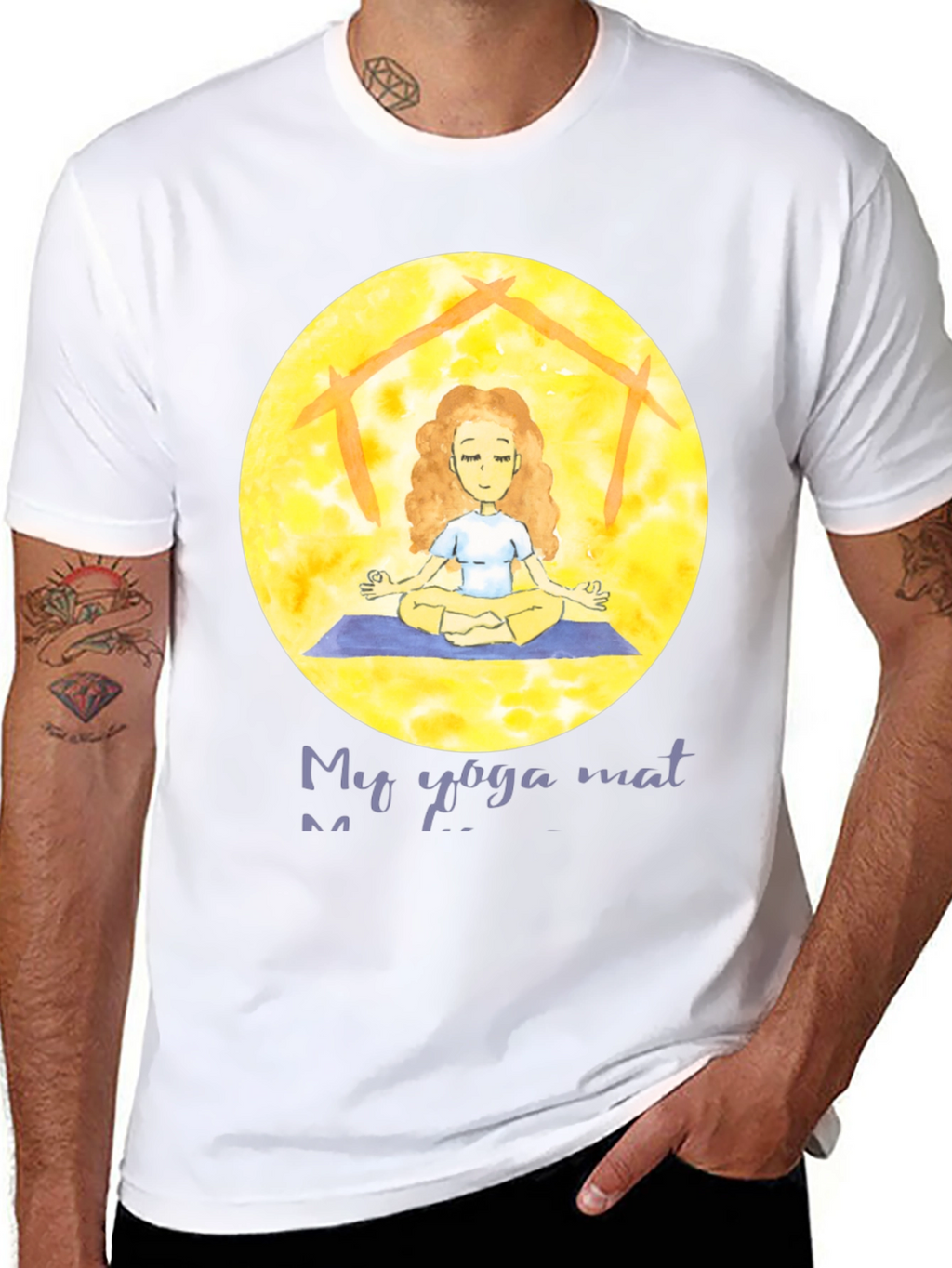 Yoga Mind Graphic T-Shirt - Relaxed Fit