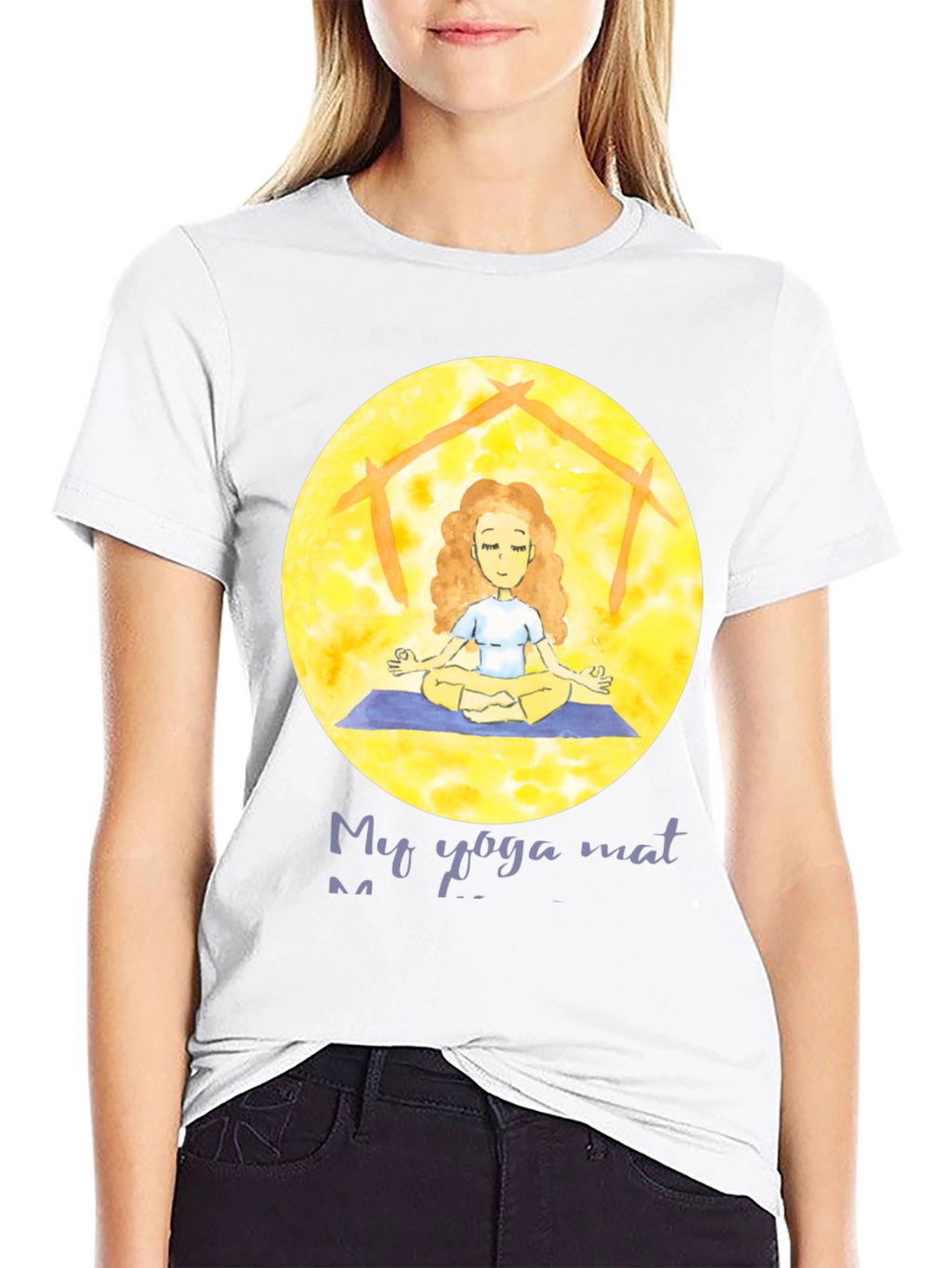 Yoga Mind Graphic T-Shirt - Relaxed Fit
