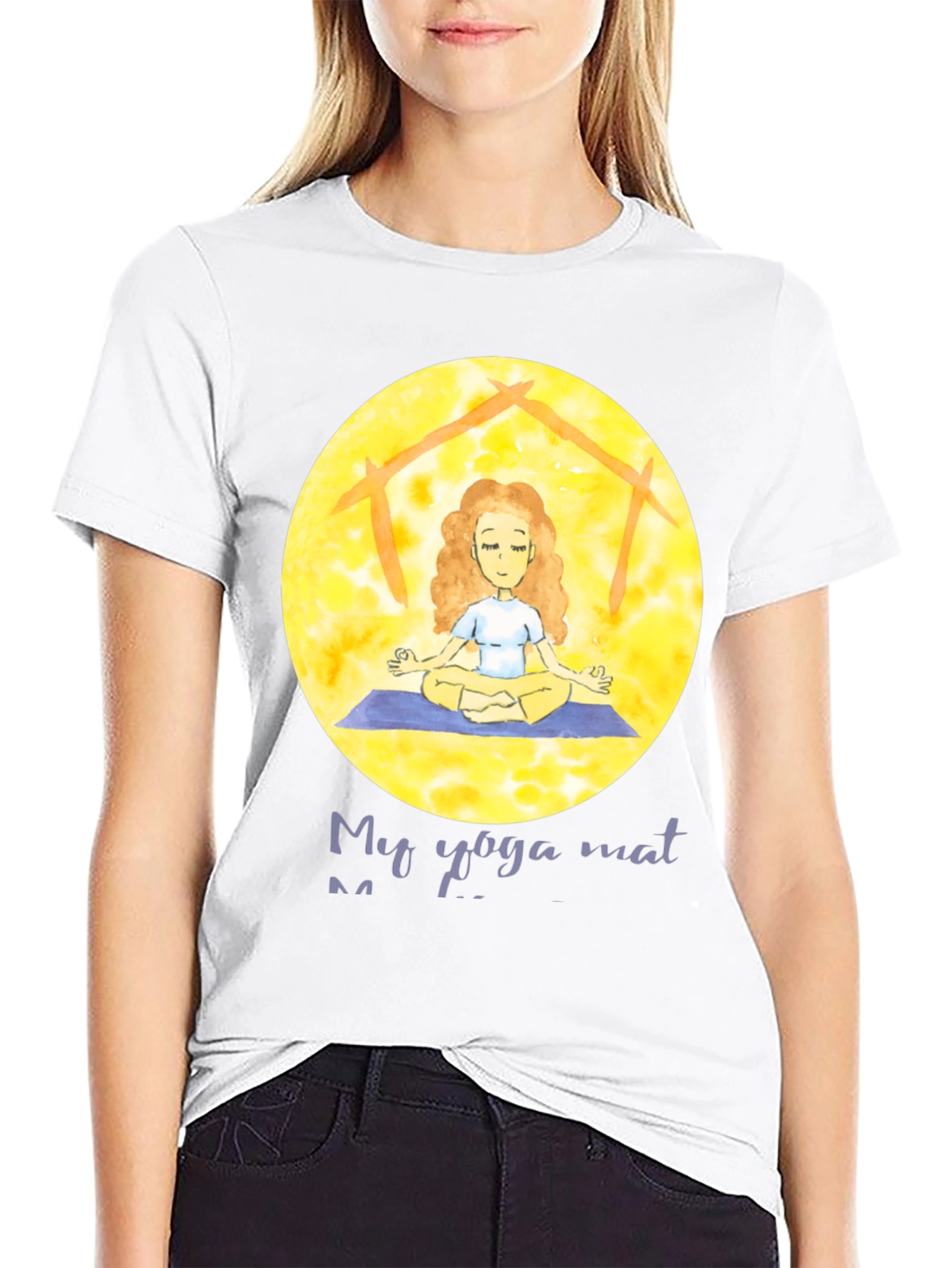 Yoga Mind Graphic T-Shirt - Relaxed Fit
