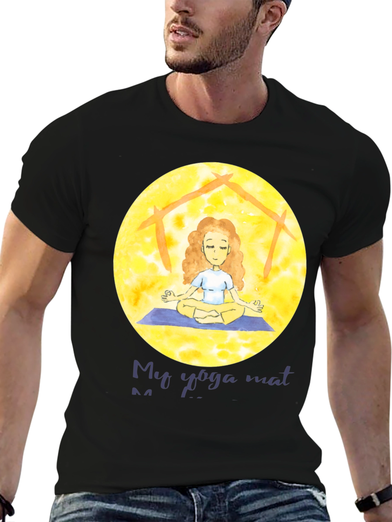 Yoga Mind Graphic T-Shirt - Relaxed Fit