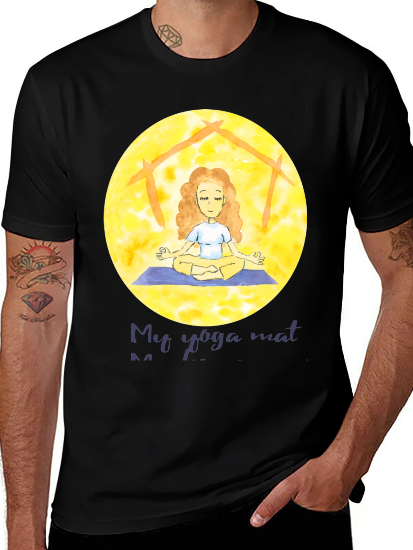 Yoga Mind Graphic T-Shirt - Relaxed Fit