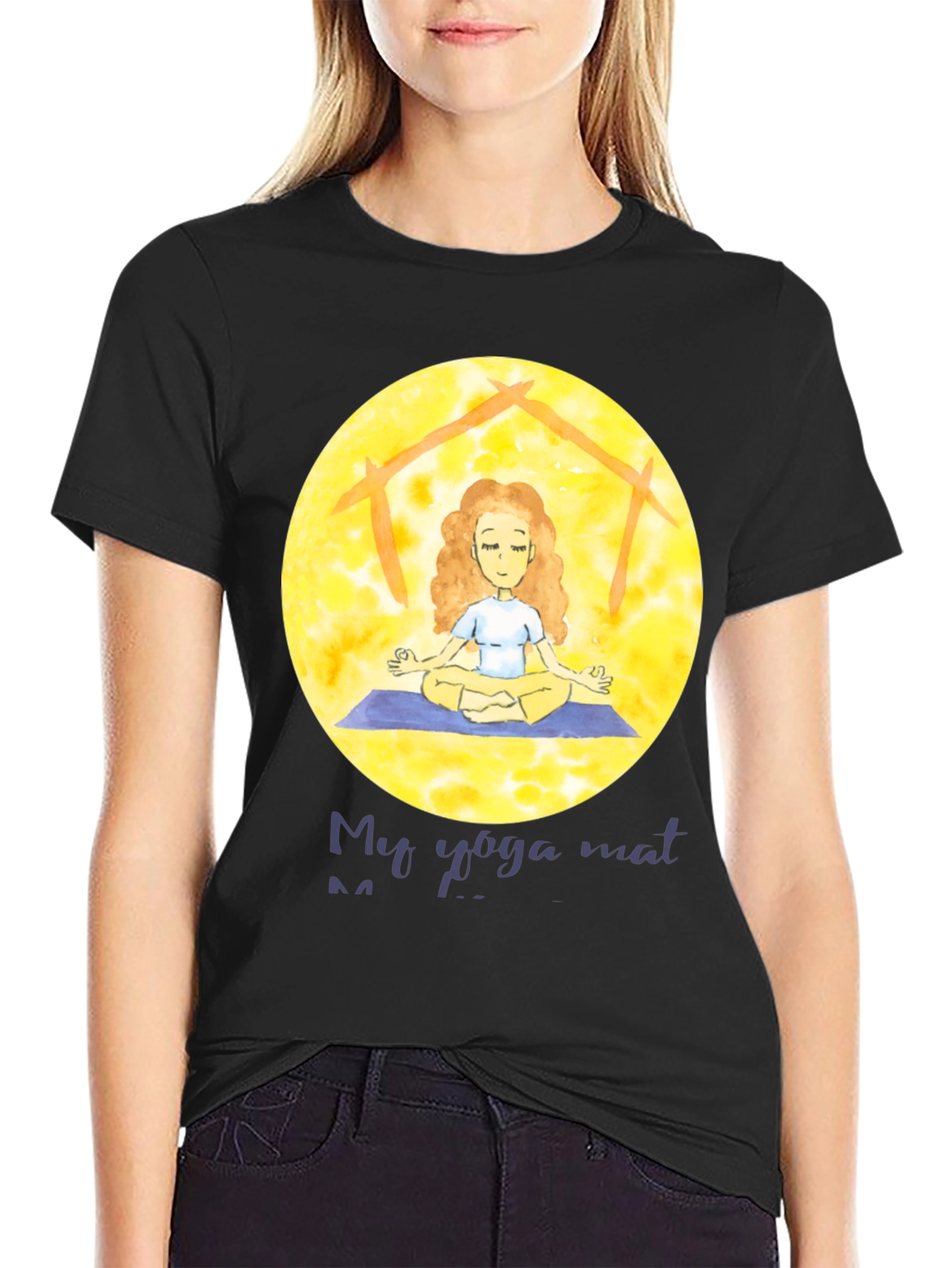 Yoga Mind Graphic T-Shirt - Relaxed Fit