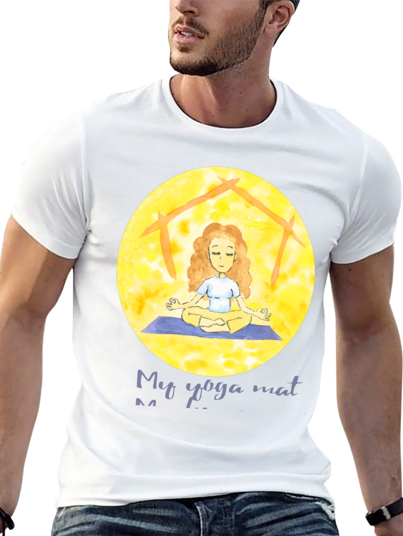 Yoga Mind Graphic T-Shirt - Relaxed Fit