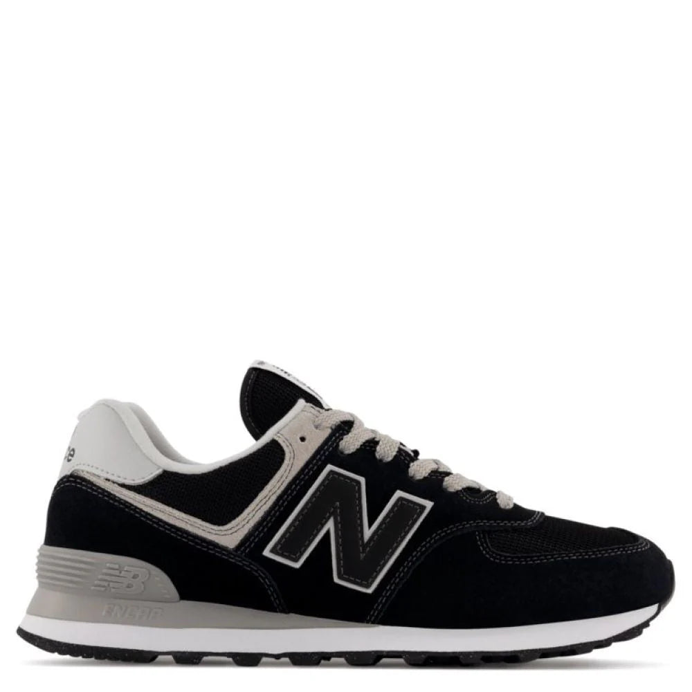 New Balance Women's 574v3 in Black with White