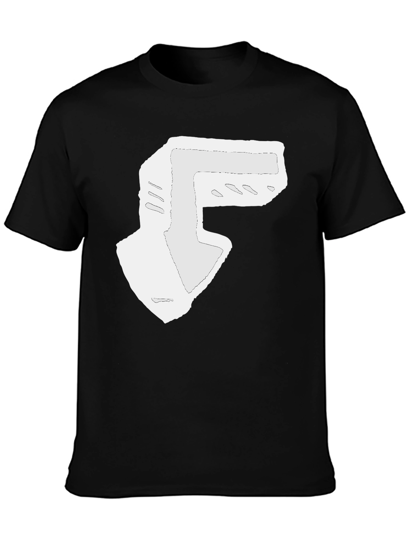 Abstract Arrow Graphic Black T-Shirt