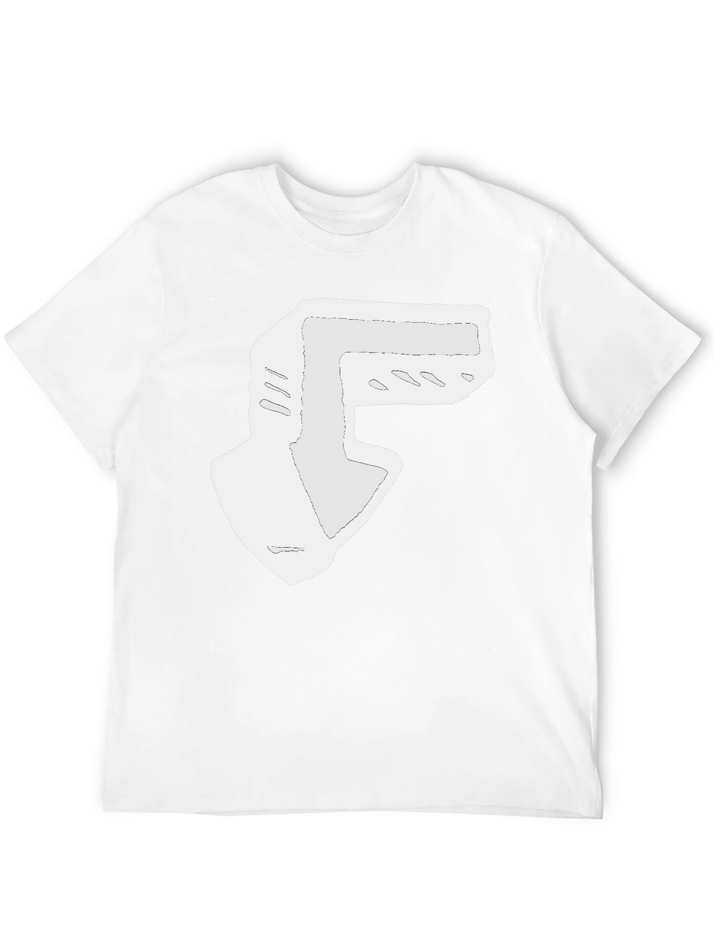 Abstract Arrow Graphic Black T-Shirt