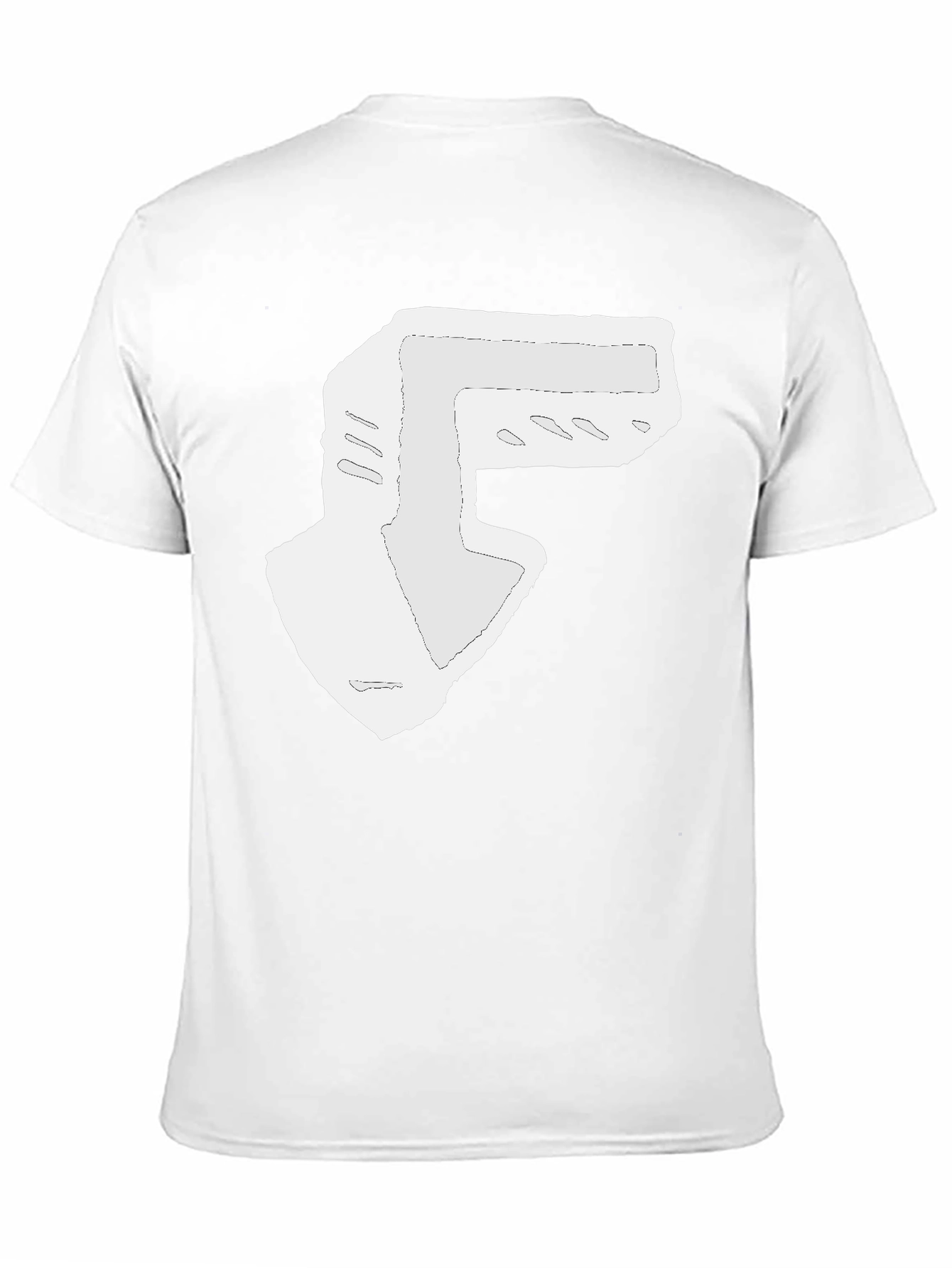 Abstract Arrow Graphic Black T-Shirt
