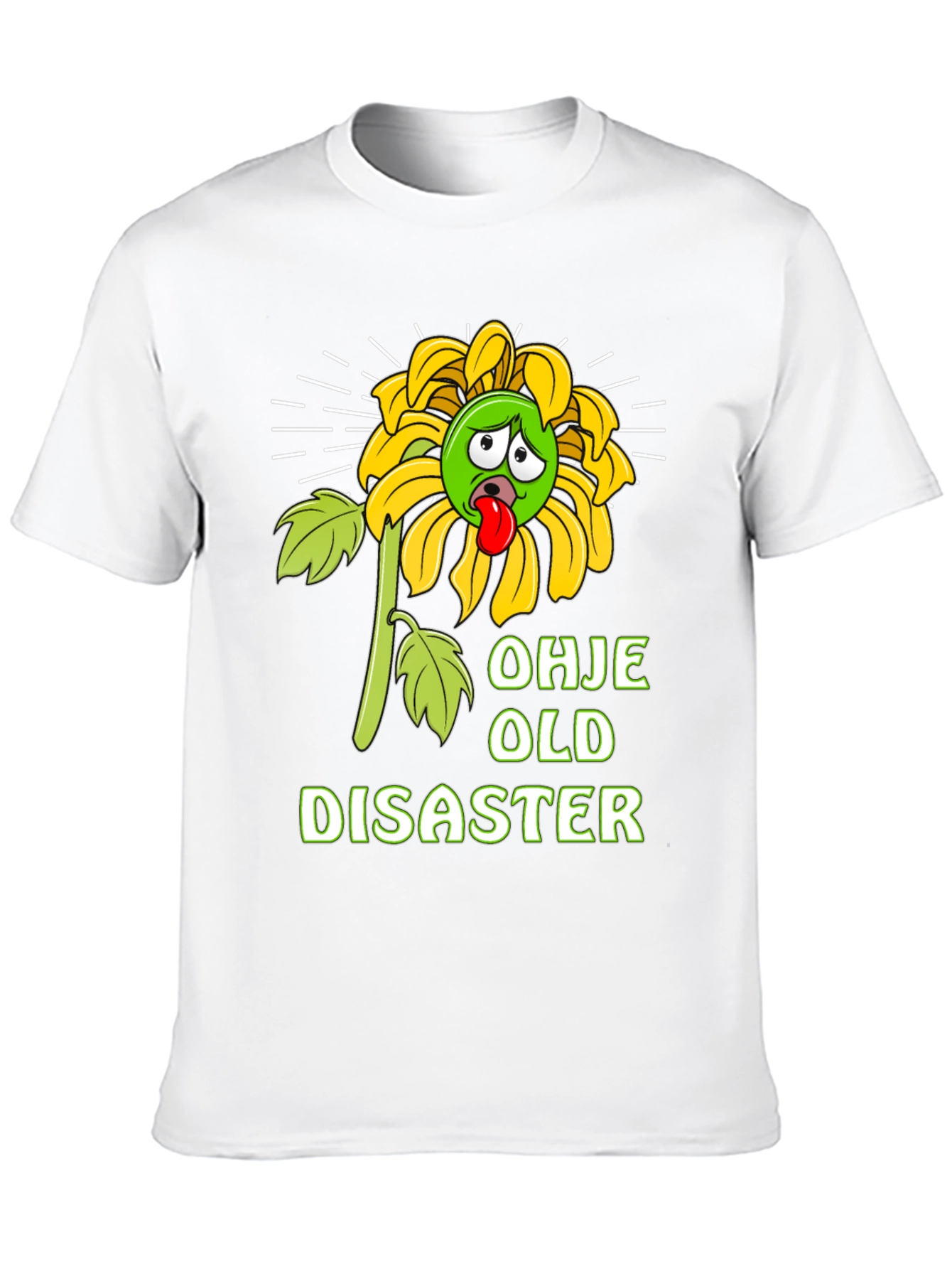 Funny Old Disaster Graphic T-Shirt
