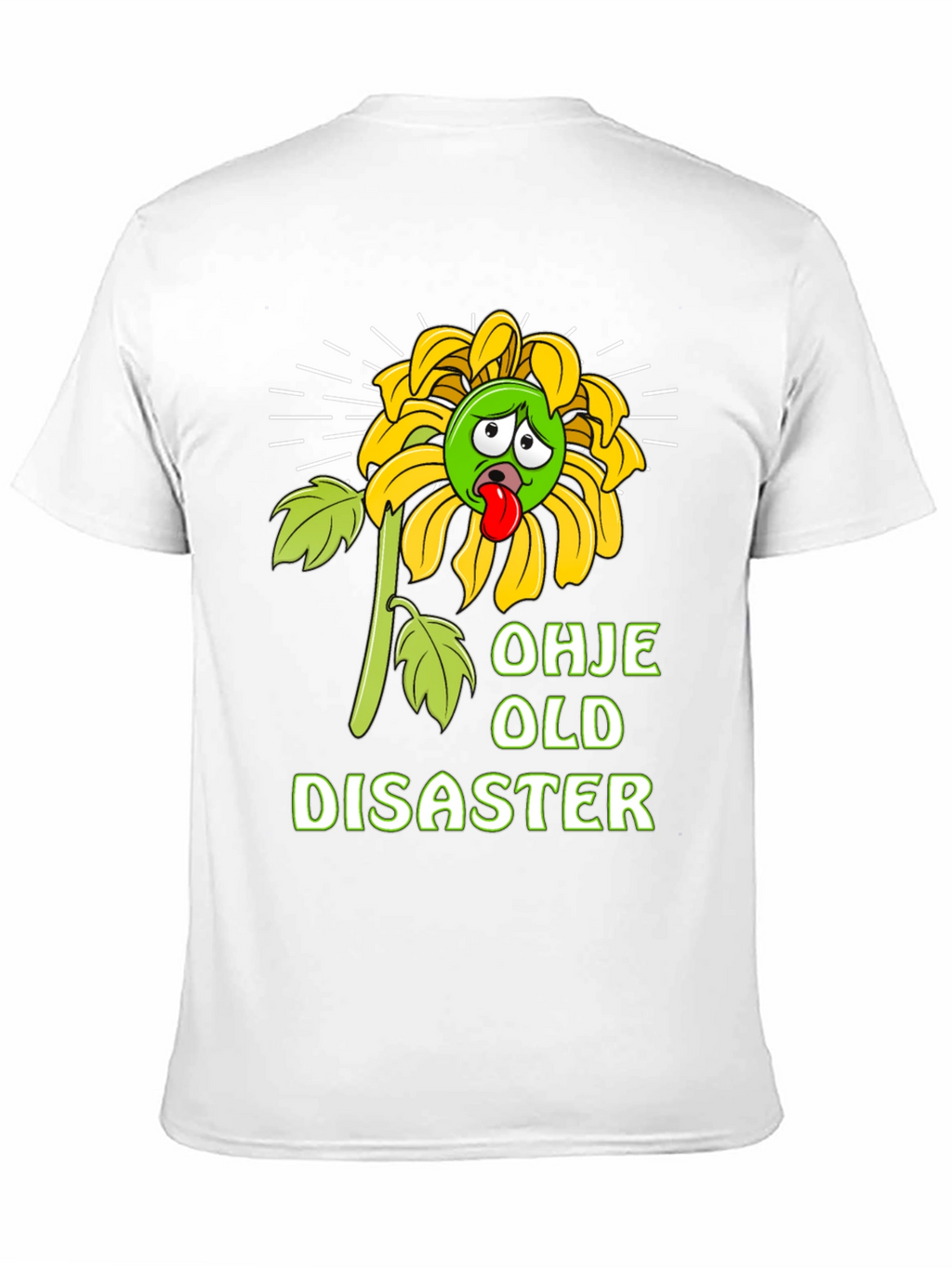Funny Old Disaster Graphic T-Shirt
