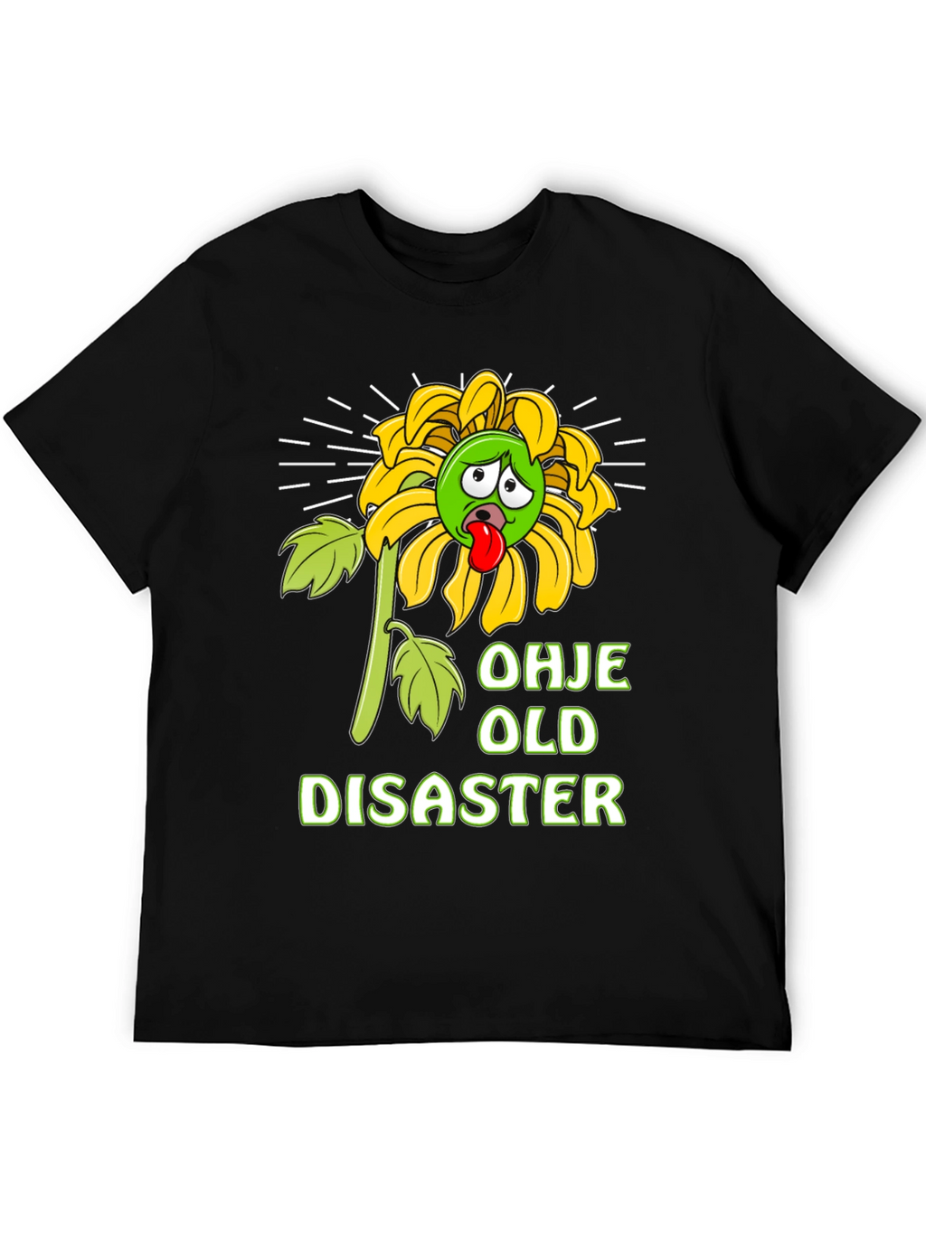 Funny Old Disaster Graphic T-Shirt