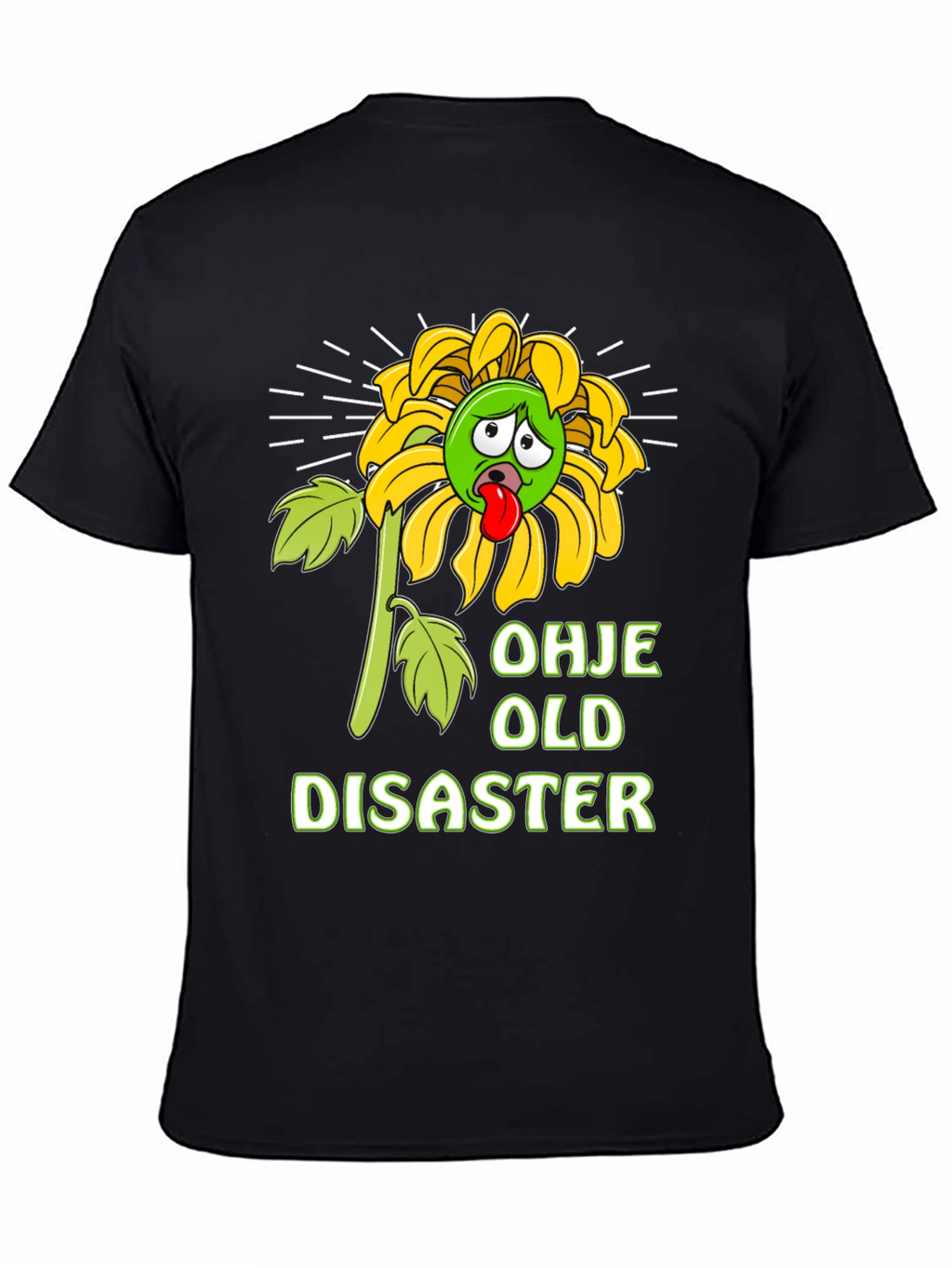 Funny Old Disaster Graphic T-Shirt