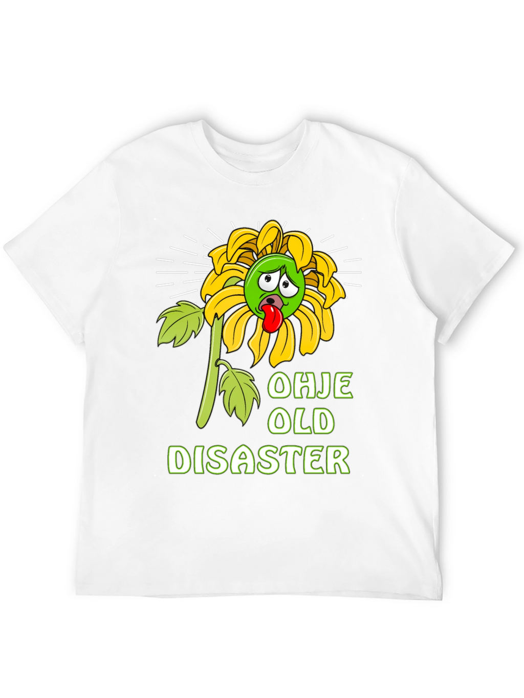 Funny Old Disaster Graphic T-Shirt