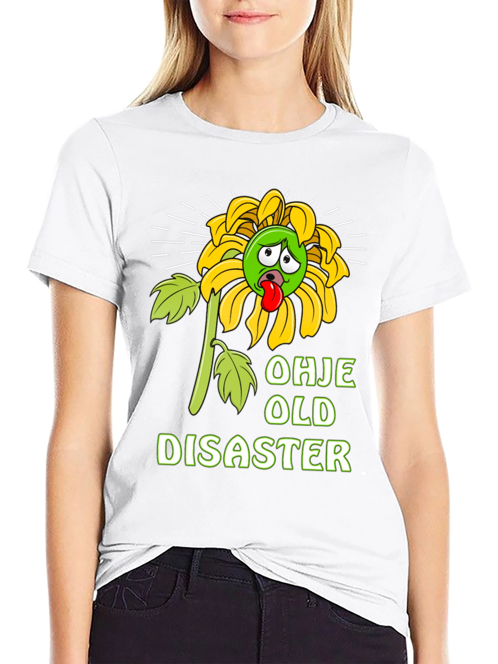 Funny Old Disaster Graphic T-Shirt