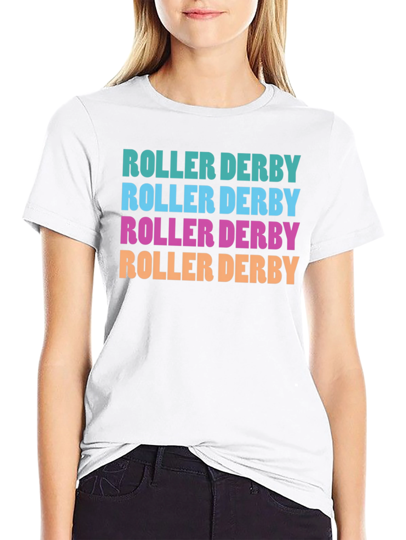 Roller Derby T-Shirt - Retro Design