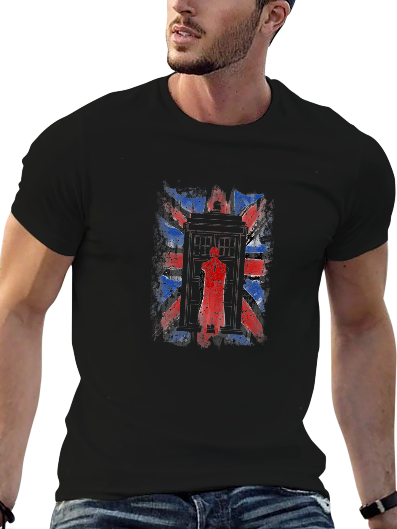 Union Jack TARDIS Graphic T-Shirt
