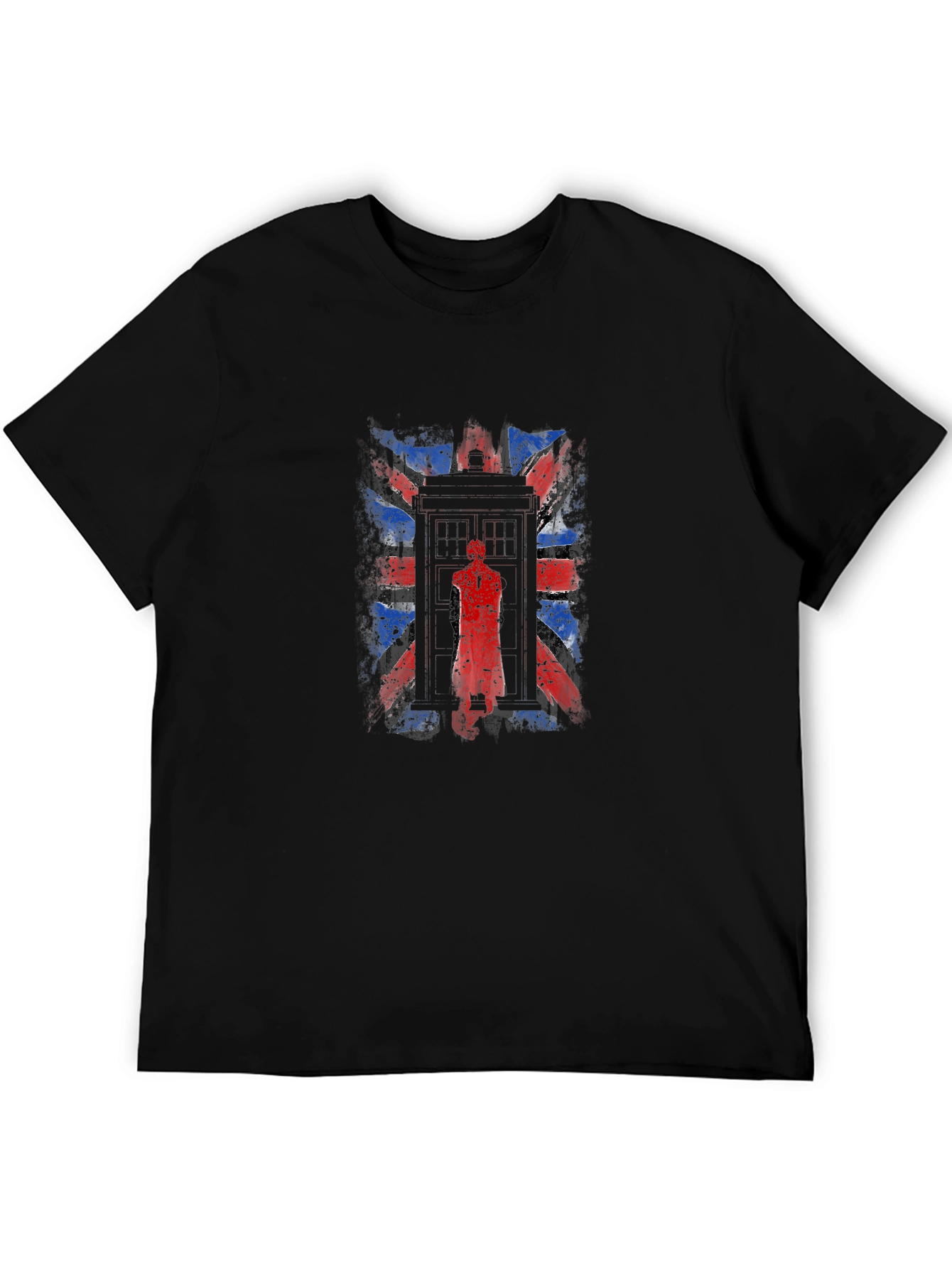 Union Jack TARDIS Graphic T-Shirt