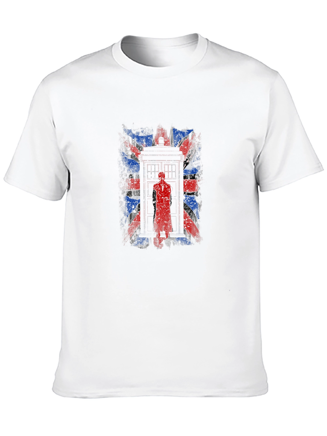 Union Jack TARDIS Graphic T-Shirt