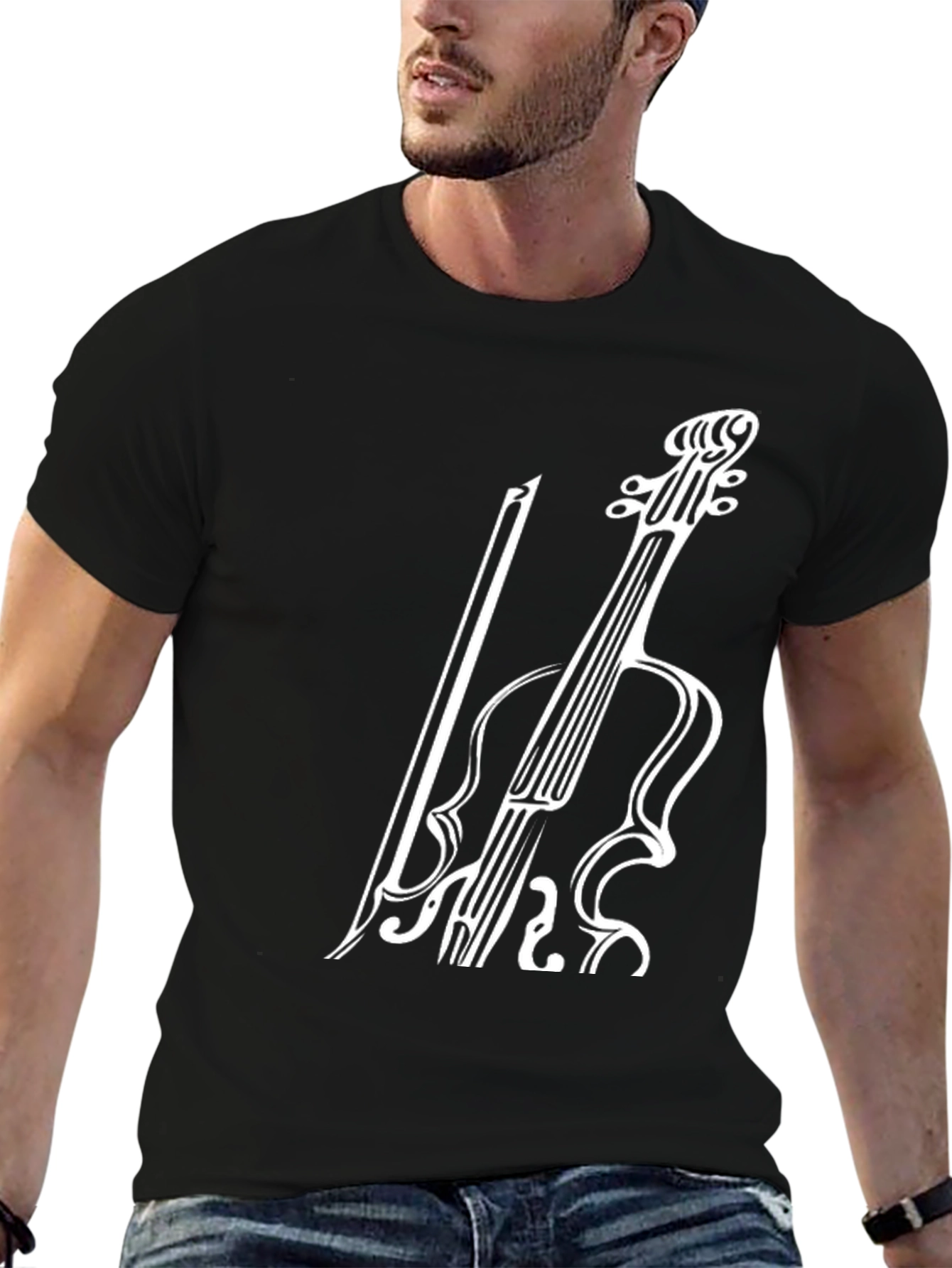Violin Graphic Tee - Musicians Style