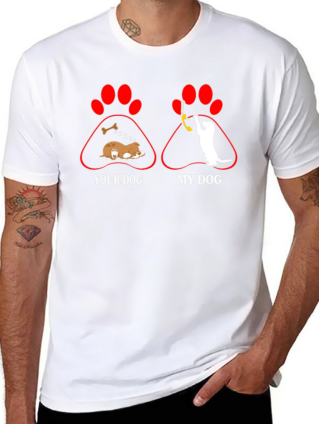 Funny Your Dog/My Dog Graphic Tee