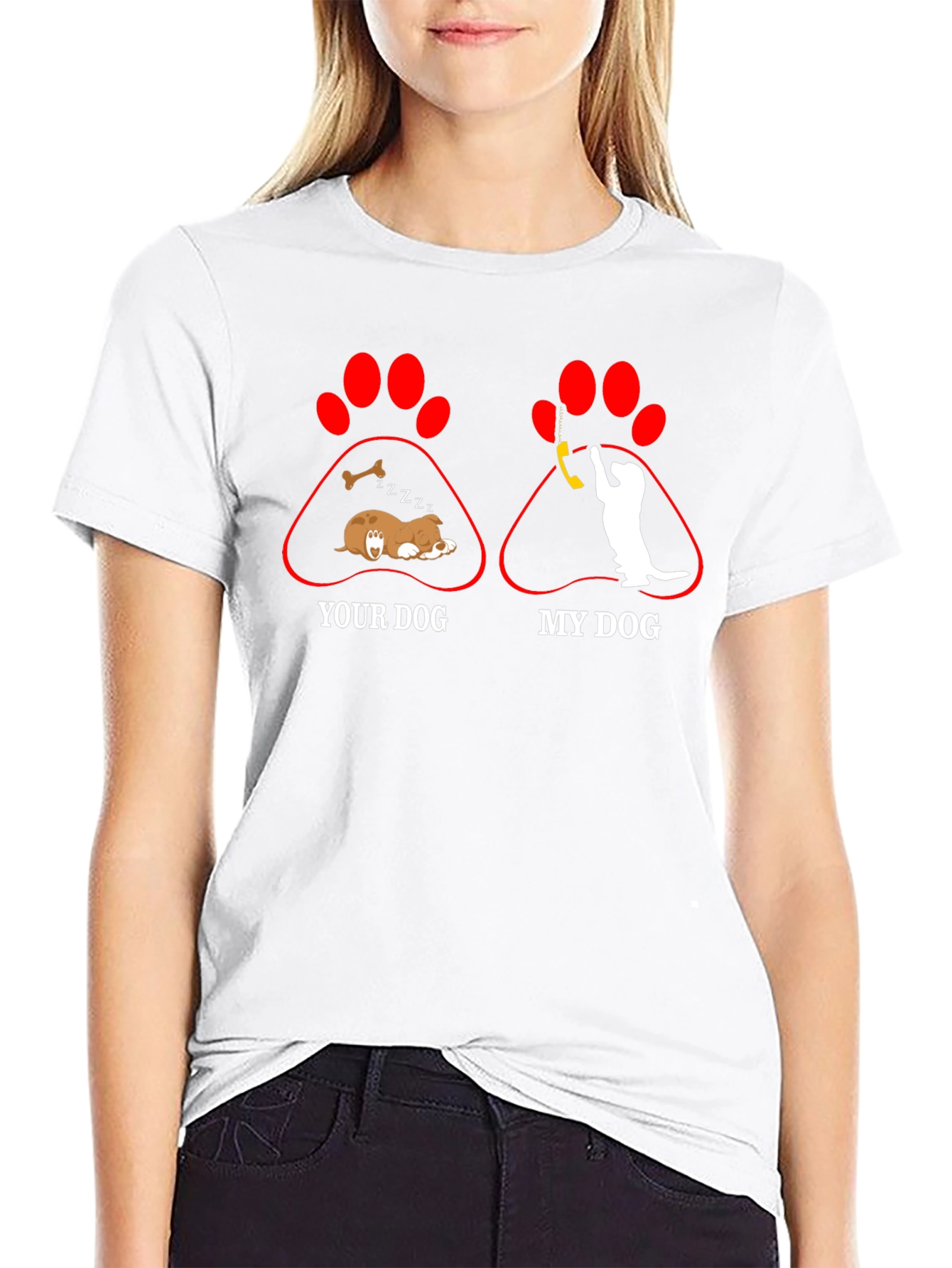 Funny Your Dog/My Dog Graphic Tee