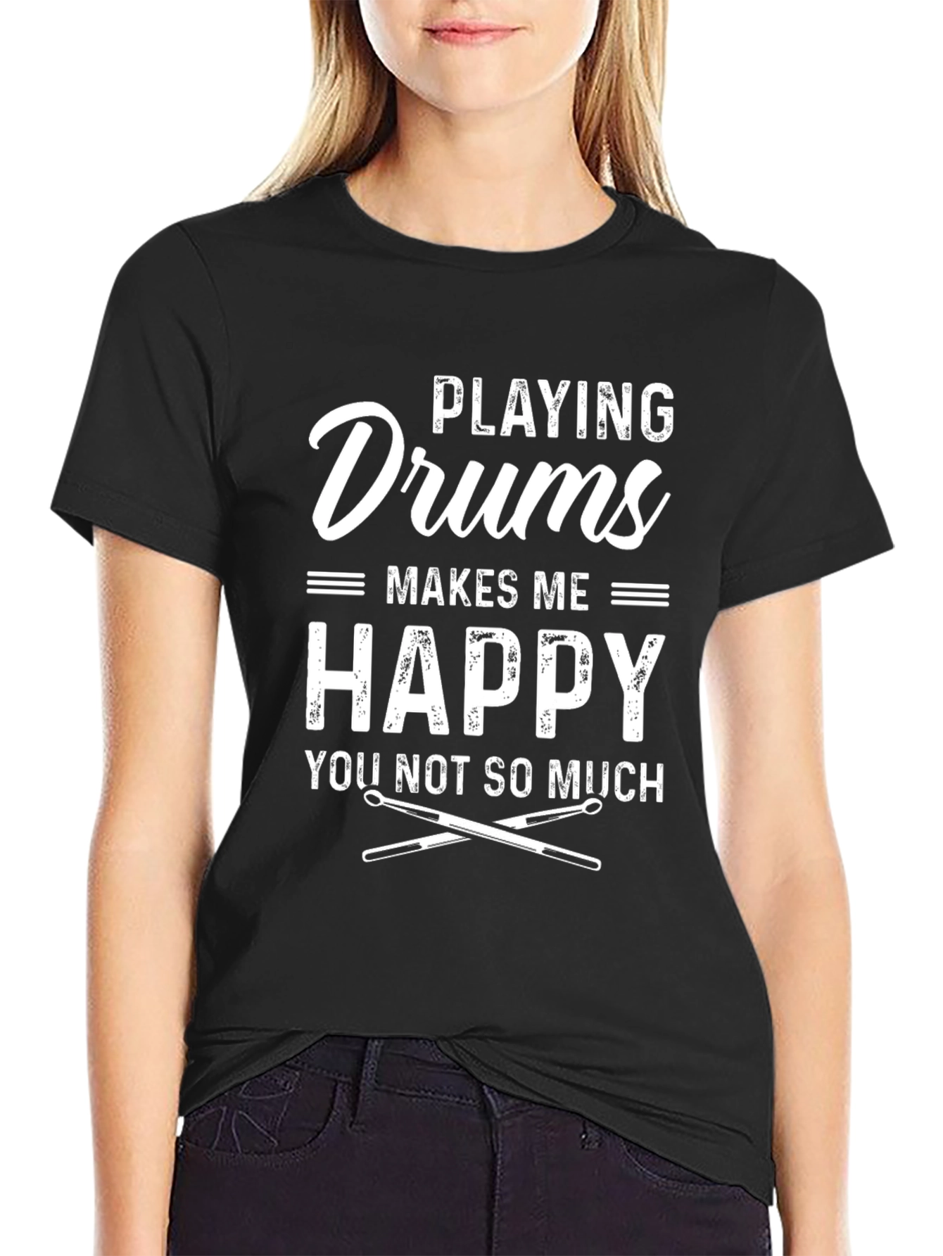 Drums Make Me Happy T-Shirt