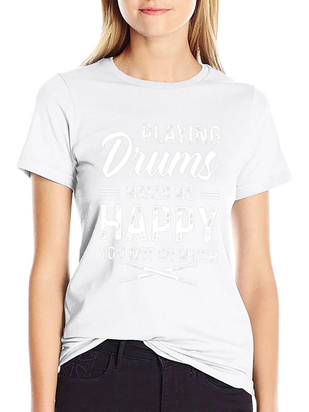 Drums Make Me Happy T-Shirt