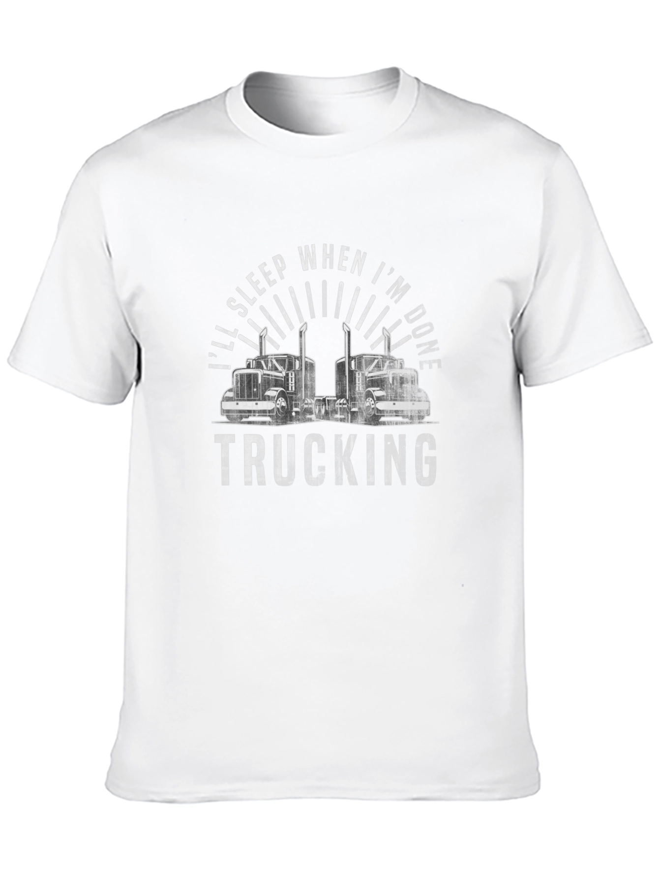 Ill Sleep When Im Done Trucking Graphic Tee