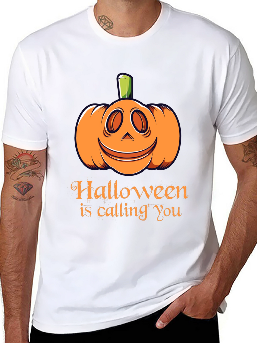 Halloween is Calling You T-Shirt - Black
