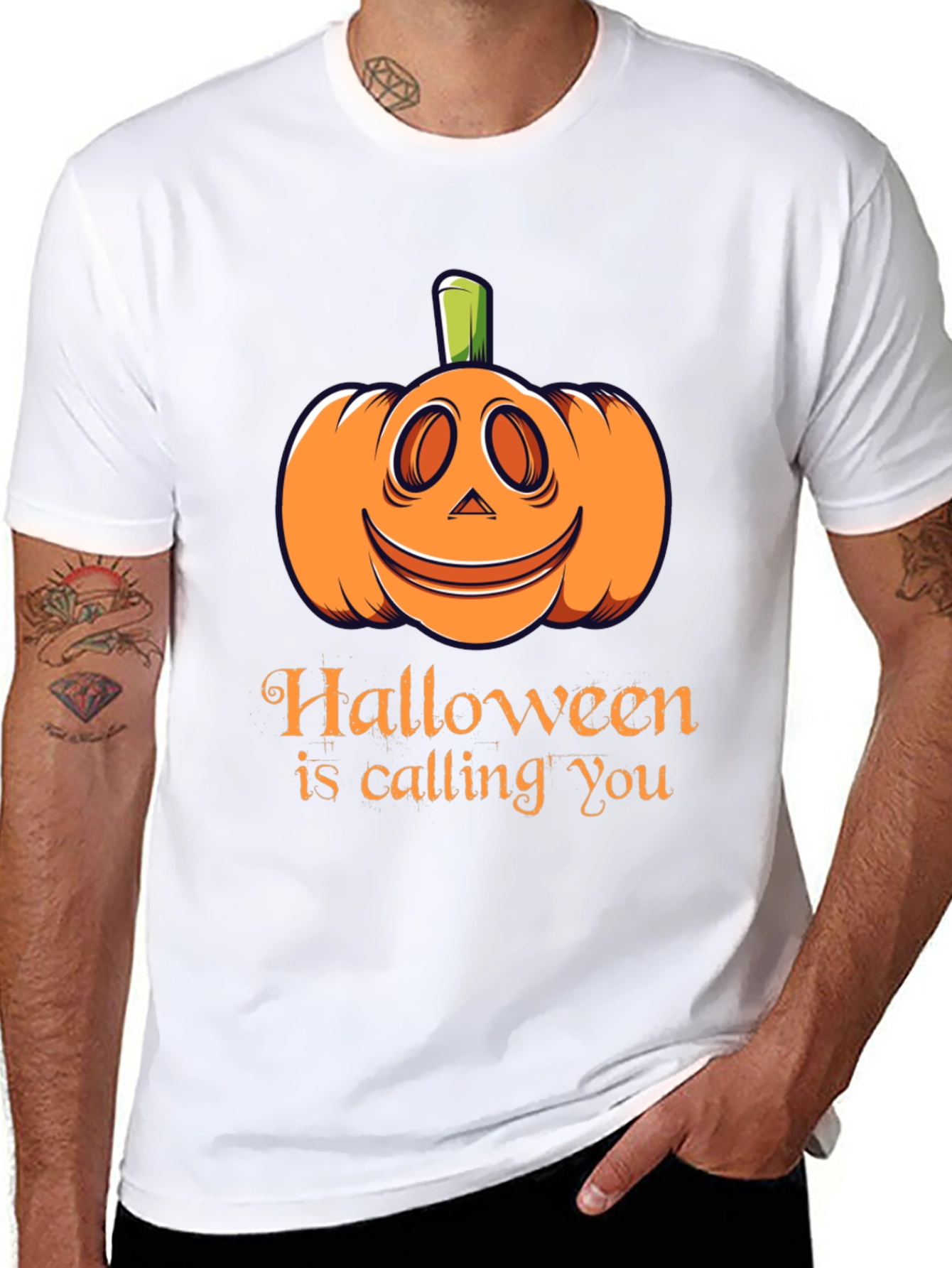 Halloween is Calling You T-Shirt - Black