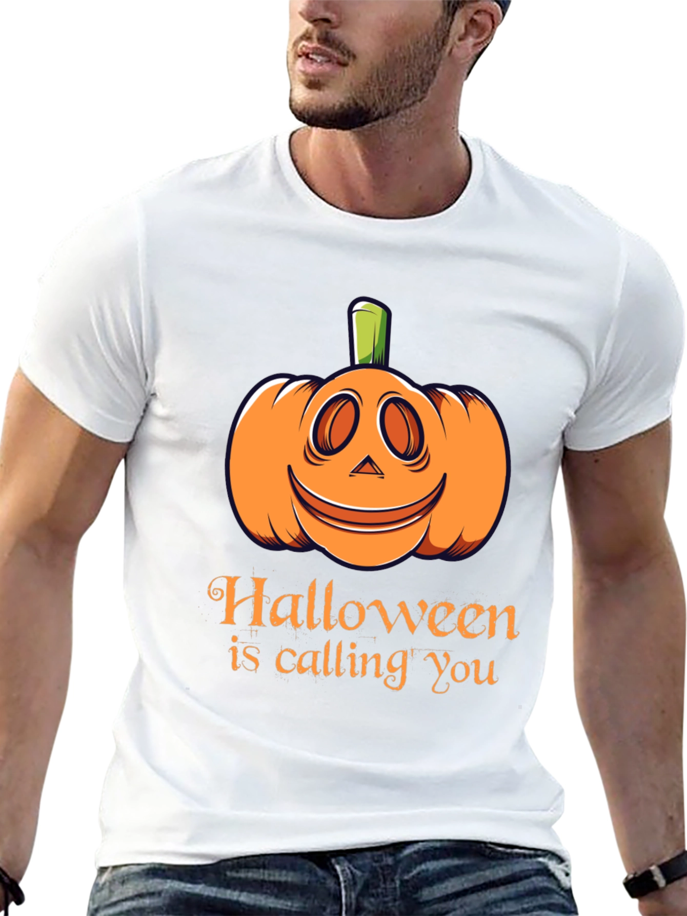 Halloween is Calling You T-Shirt - Black