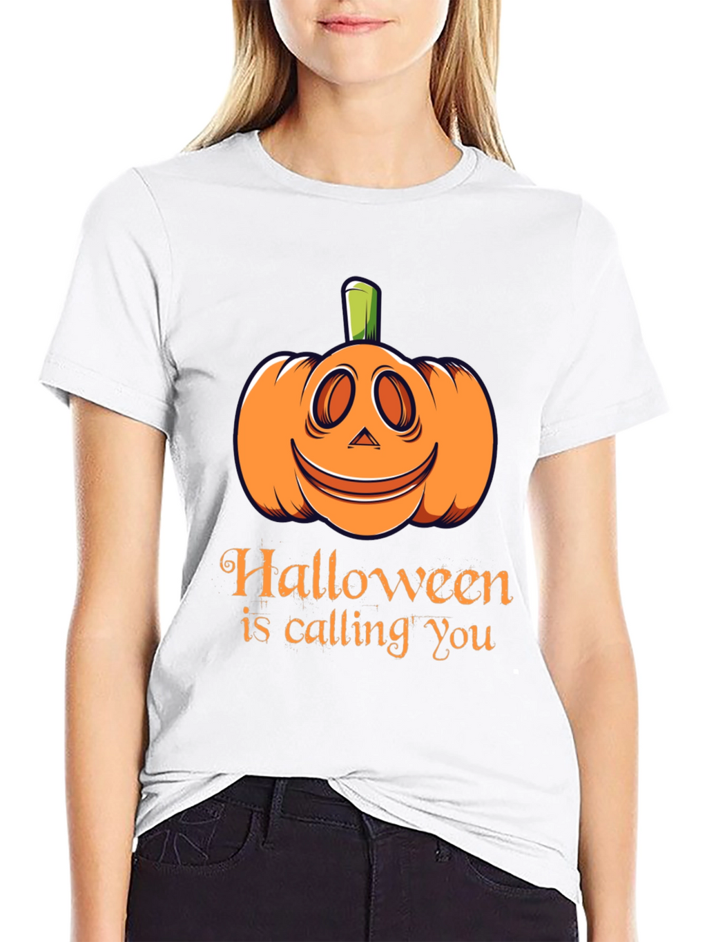 Halloween is Calling You T-Shirt - Black