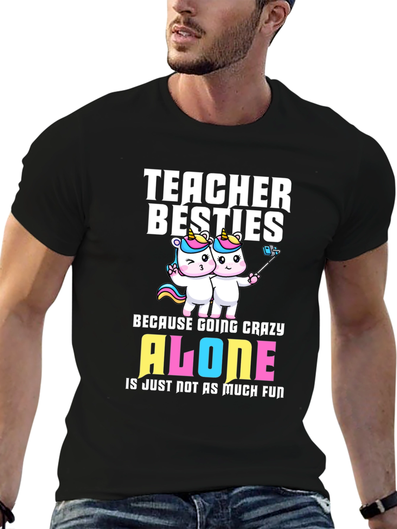 Teacher Besties Unicorn T-Shirt