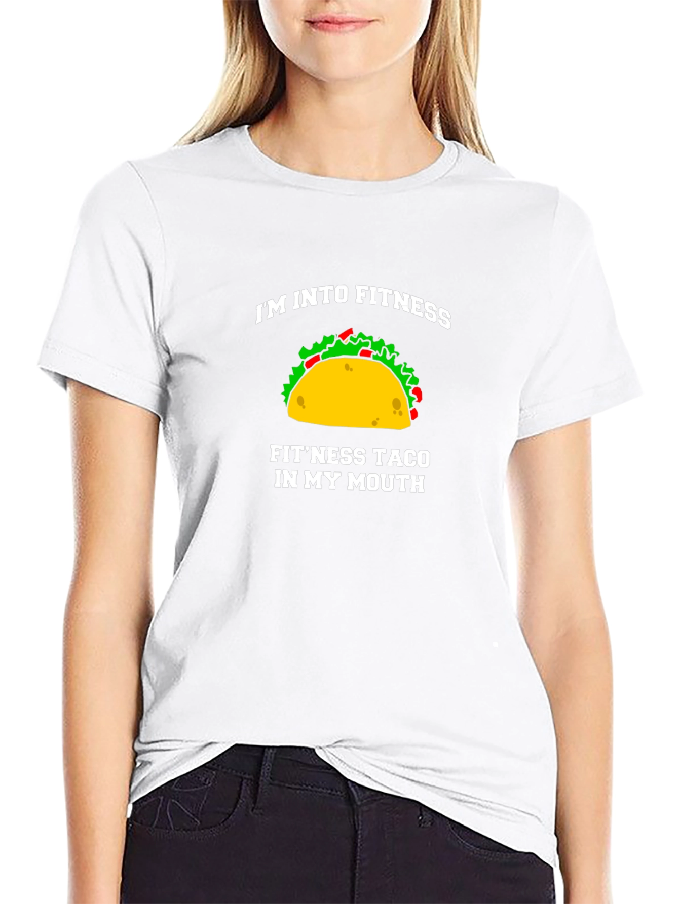 Fitness Taco Graphic Tee - Funny Workout Shirt